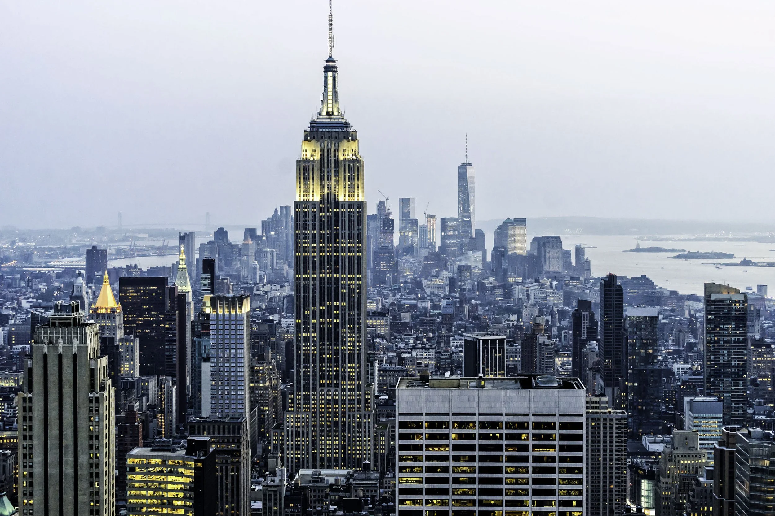Lower Manhattan skyline