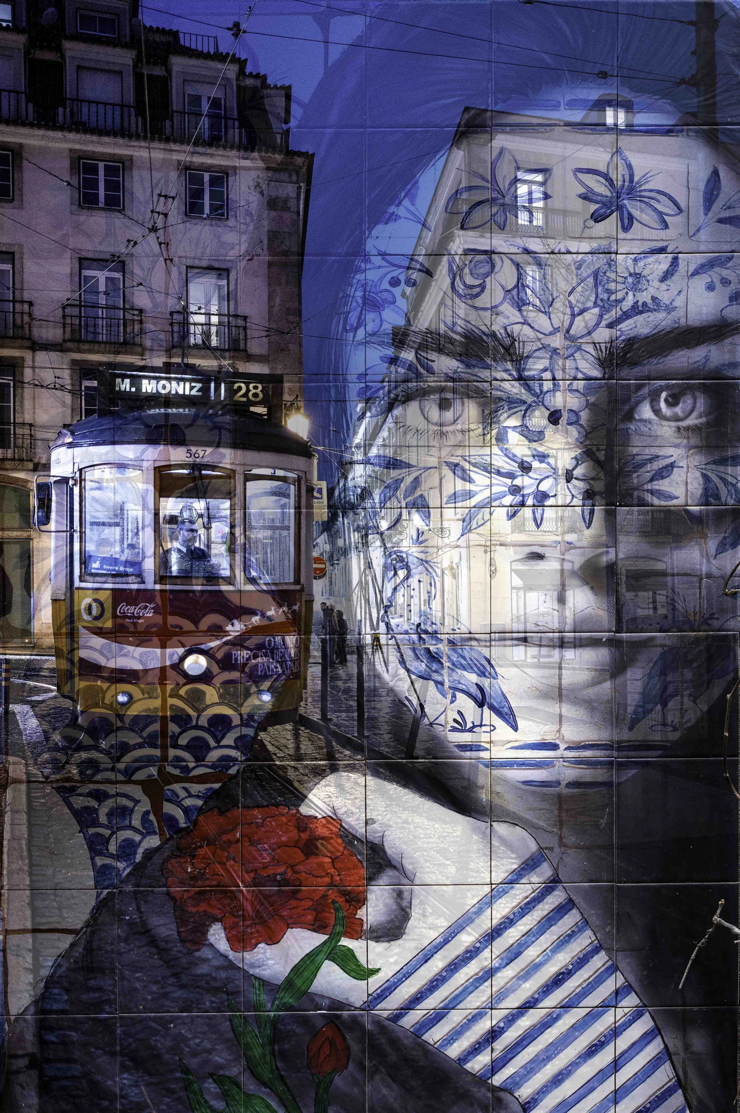 Photomontage inspired by Lisbon street scenes – bCLPhoto