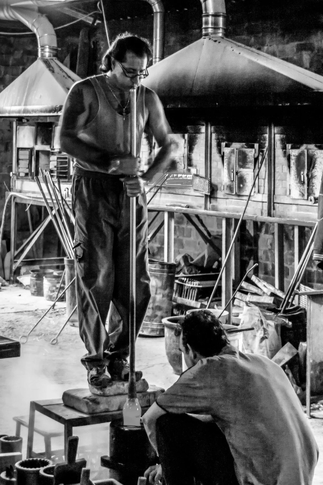 Glassmaker in action, Murano island, Venice – bCLPhoto