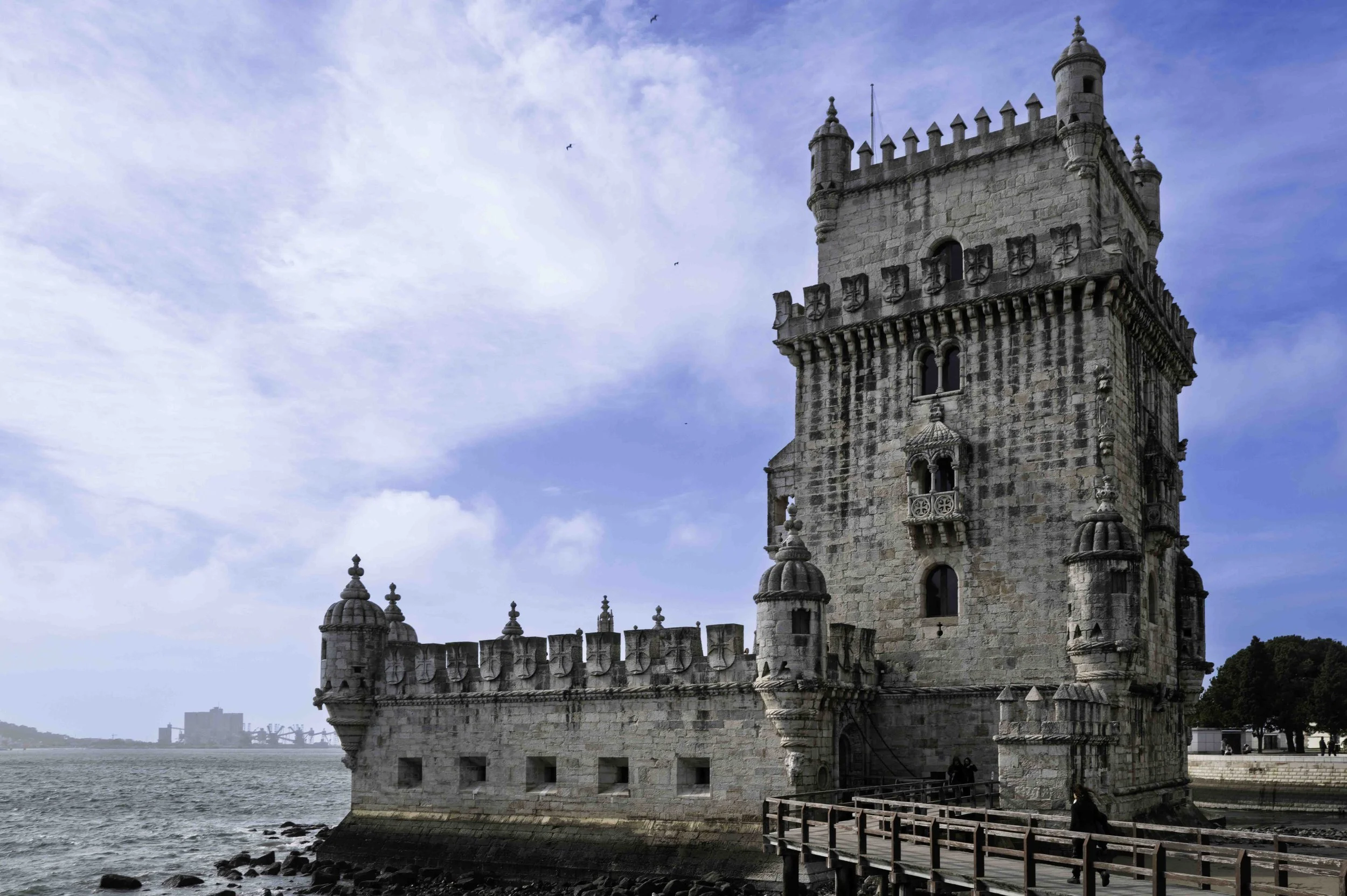 Belém Tower and the Tagus River in the background, Lisbon — Leica Q3
