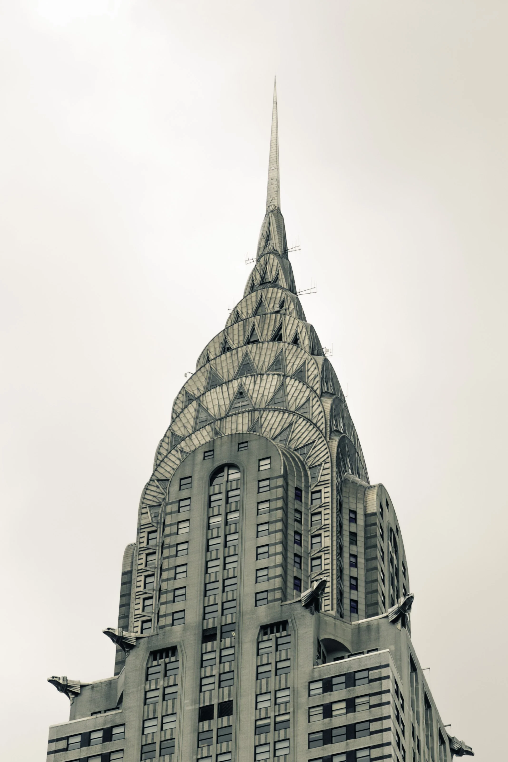 Crown detail of the Chrysler Building, New York – urban architecture – bCLPhoto