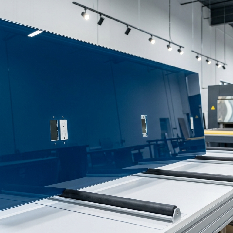 How Is Custom Backsplash Glass Made? Back-Painting &amp; Printing Process
