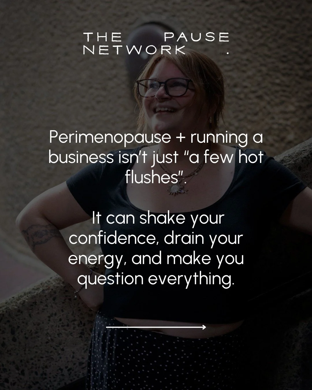 Some days I smash through my to-do list and other days I stare at my screen not able to get going 🦥

Perimenopause + running a business is no joke. Brain fog. Anxiety. Debilitating low moods. Hot flushes during a live event where you have to run off