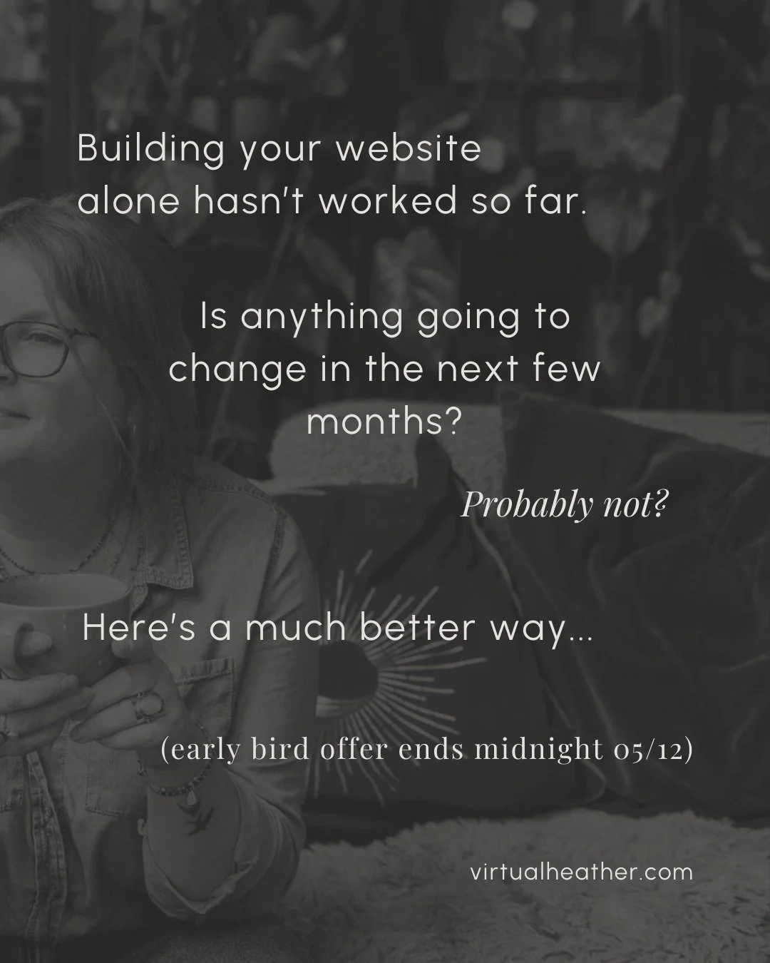 If building your website alone has felt like wading through fog...

The Squarespace Build-Along is six weeks of steady support, gentle structure and that soothing energy I bring to every space I create.

We&rsquo;ll move at a pace that feels human.

