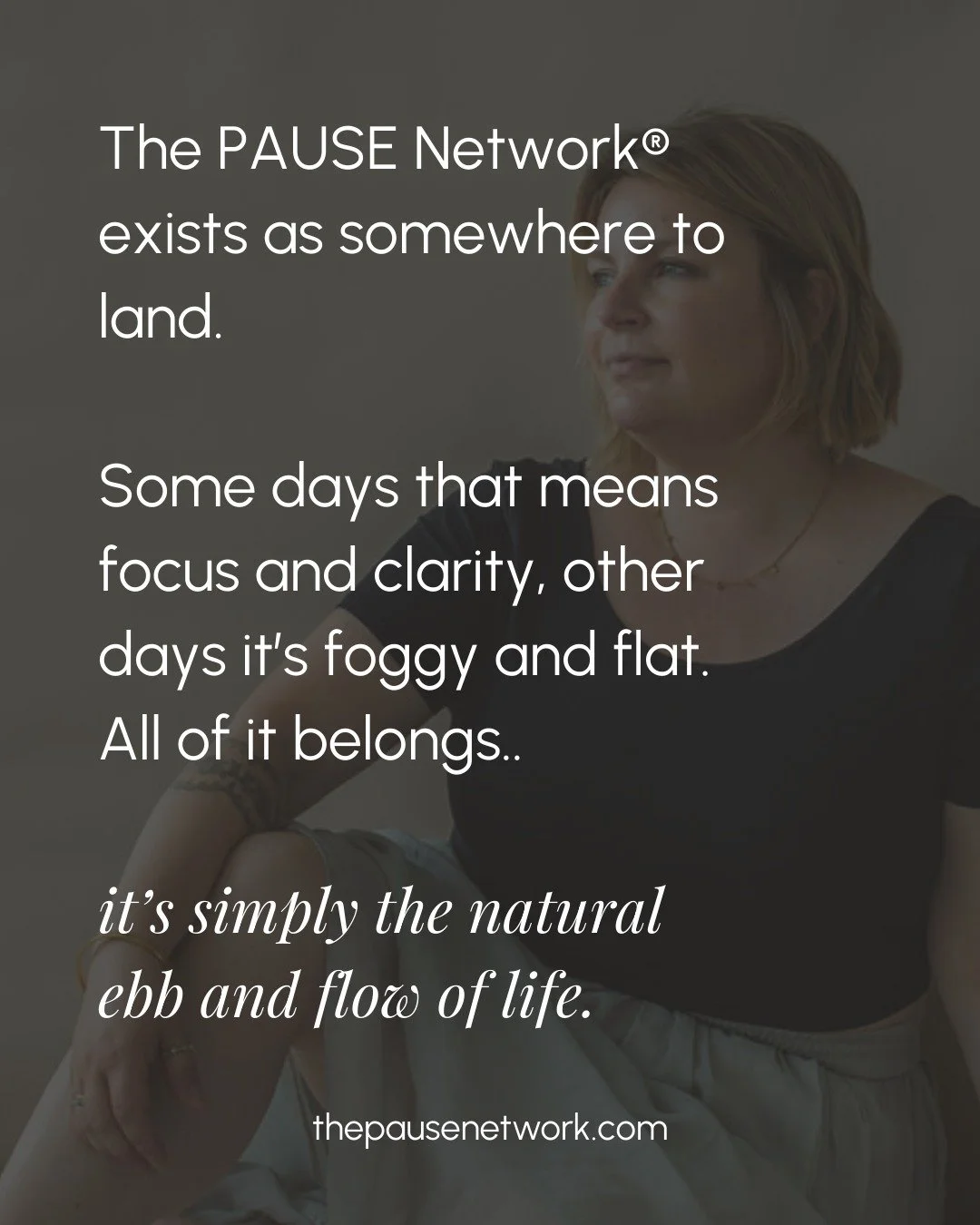 Hi, I&rsquo;m Heather. The human behind The PAUSE Network&reg;.

I created this space because running a business during perimenopause, menopause and post-menopause can feel quietly heavy...energy changes, focus shifts and capacity isn&rsquo;t consist