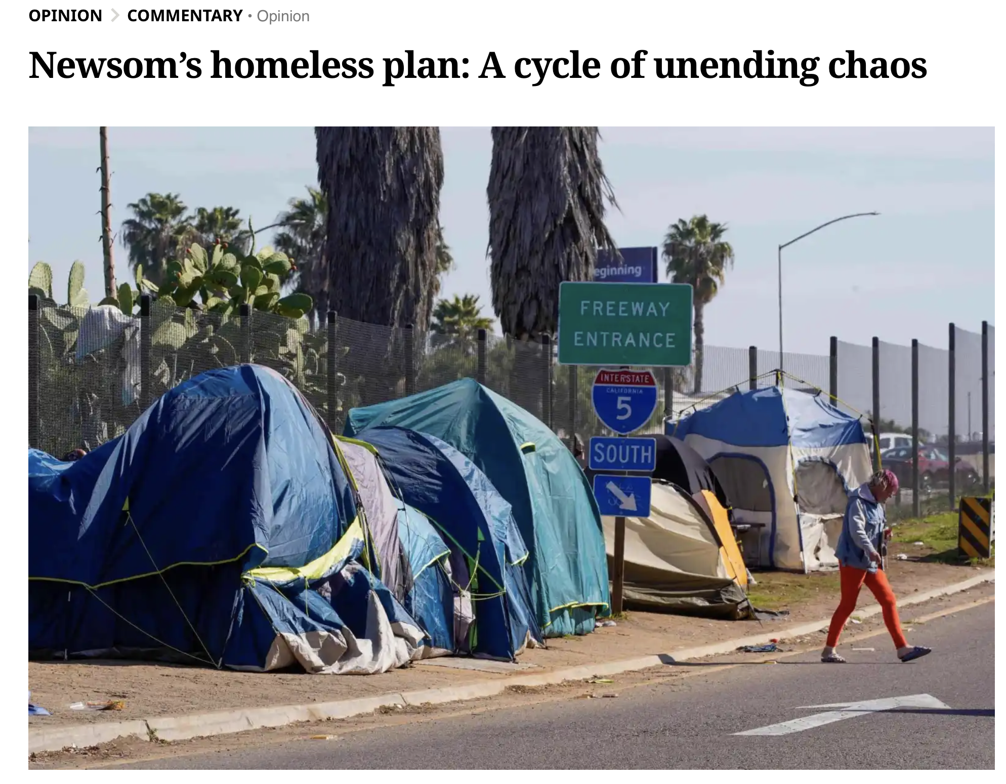 Newsom’s homeless plan: A cycle of unending chaos