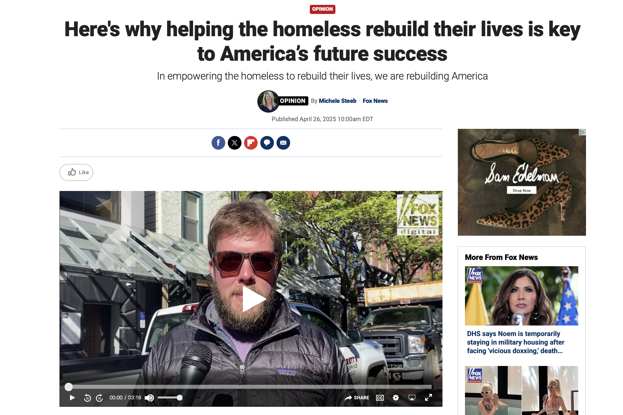 Helping the Homeless Rebuild Their Lives Is Key to America’s Future Success