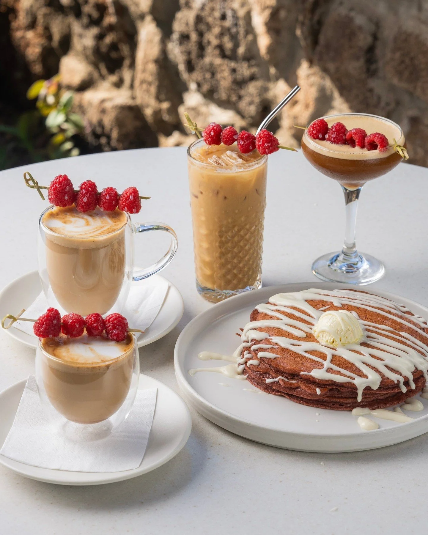 January is almost in the rearview mirror 🗓️
Before it&rsquo;s gone, swing by and treat yourself to our January seasonal menu &mdash; raspberry white chocolate goodness, red velvet pancakes, and our raspberry white chocolate coffee cake.
These flavor