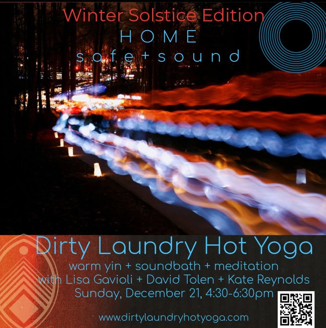 Home Safe + Sound Yin + Meditation + Soundbath with Lisa Gavioli • Kate Reynolds • David Tolen