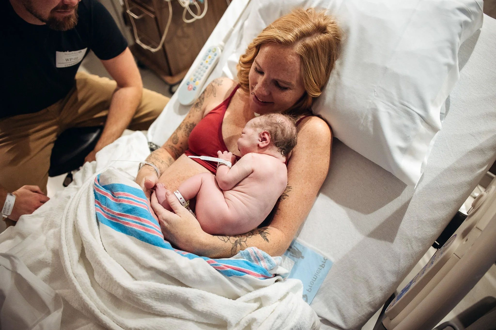 Upright labor positions, doula supported birth in Raleigh, NC