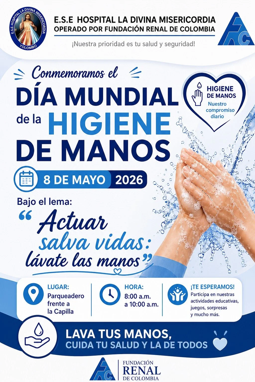 Celebramos el Dia Mundial de la Higiene de Manos