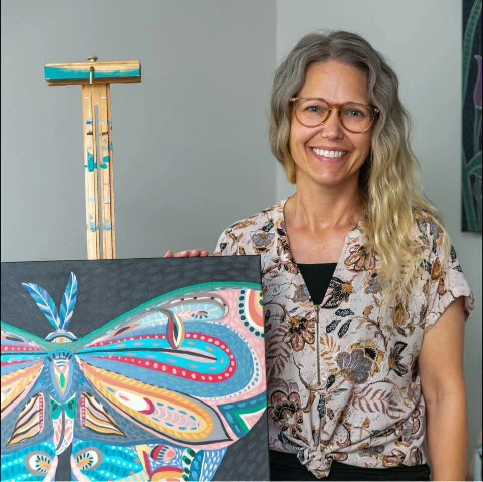 Maker Circle: Gretchen Scott of Art2Glorify Brings the Blue Heron's Blessing to Life