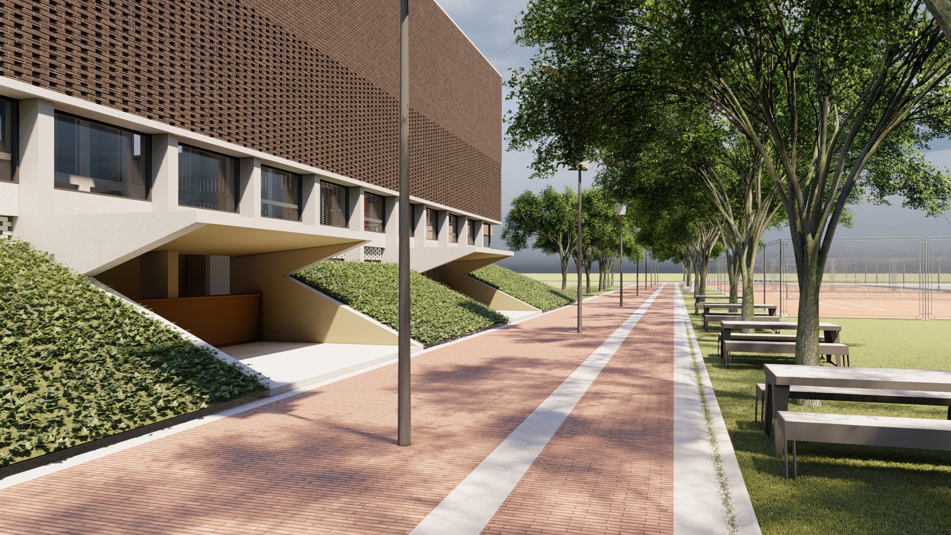 Urbanismo exterior Complejo acuático