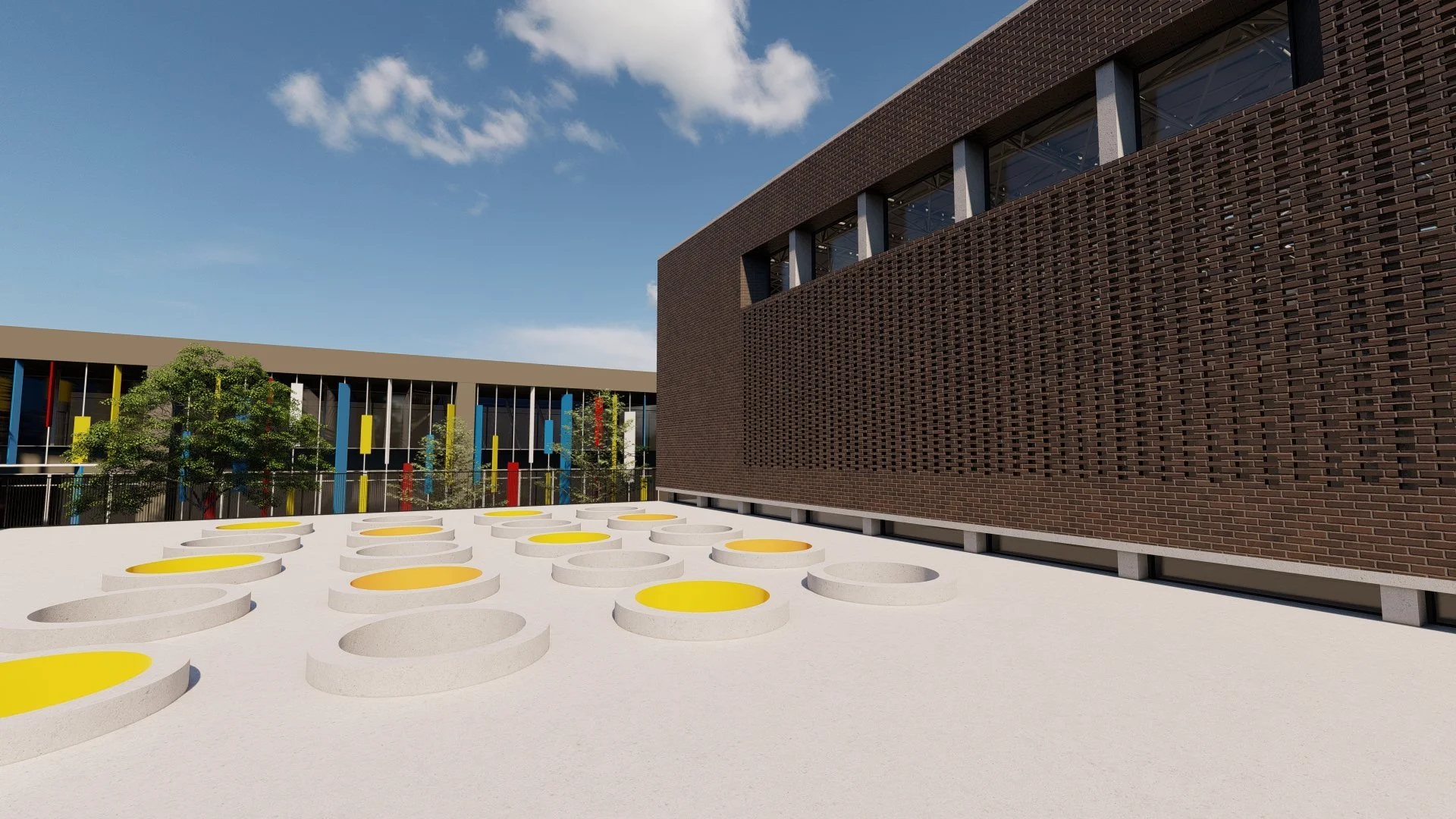 Cubierta Piscina de Niños complejo Acuático