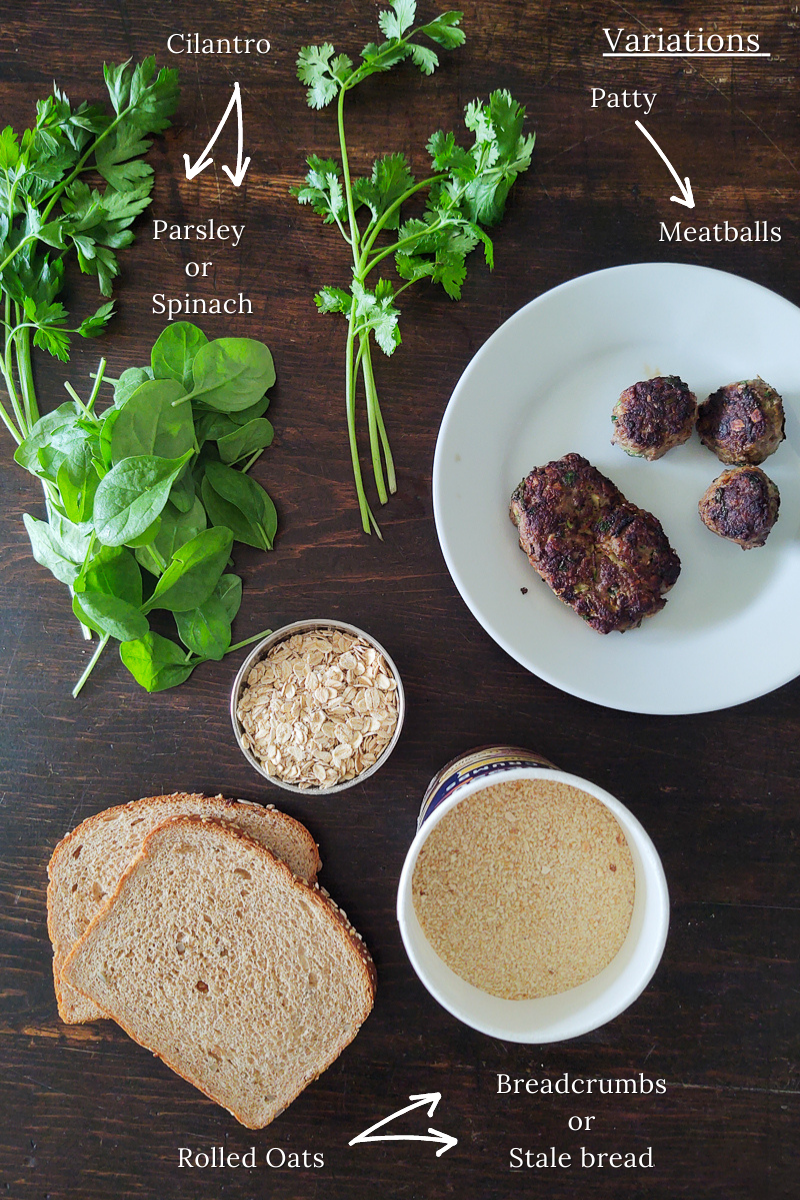 Middle Eastern Beef Patty — A Generous Portion