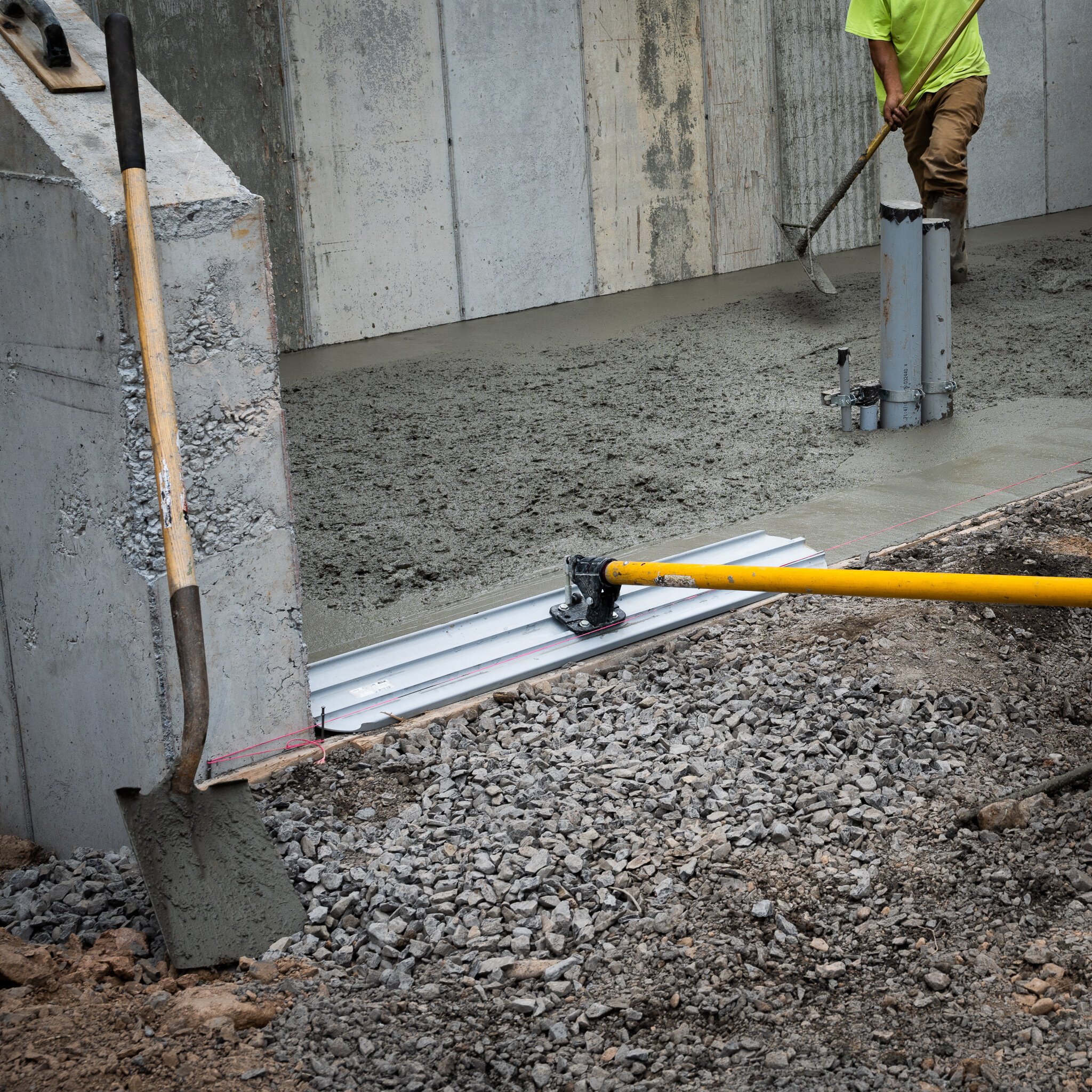 Concrete pouring