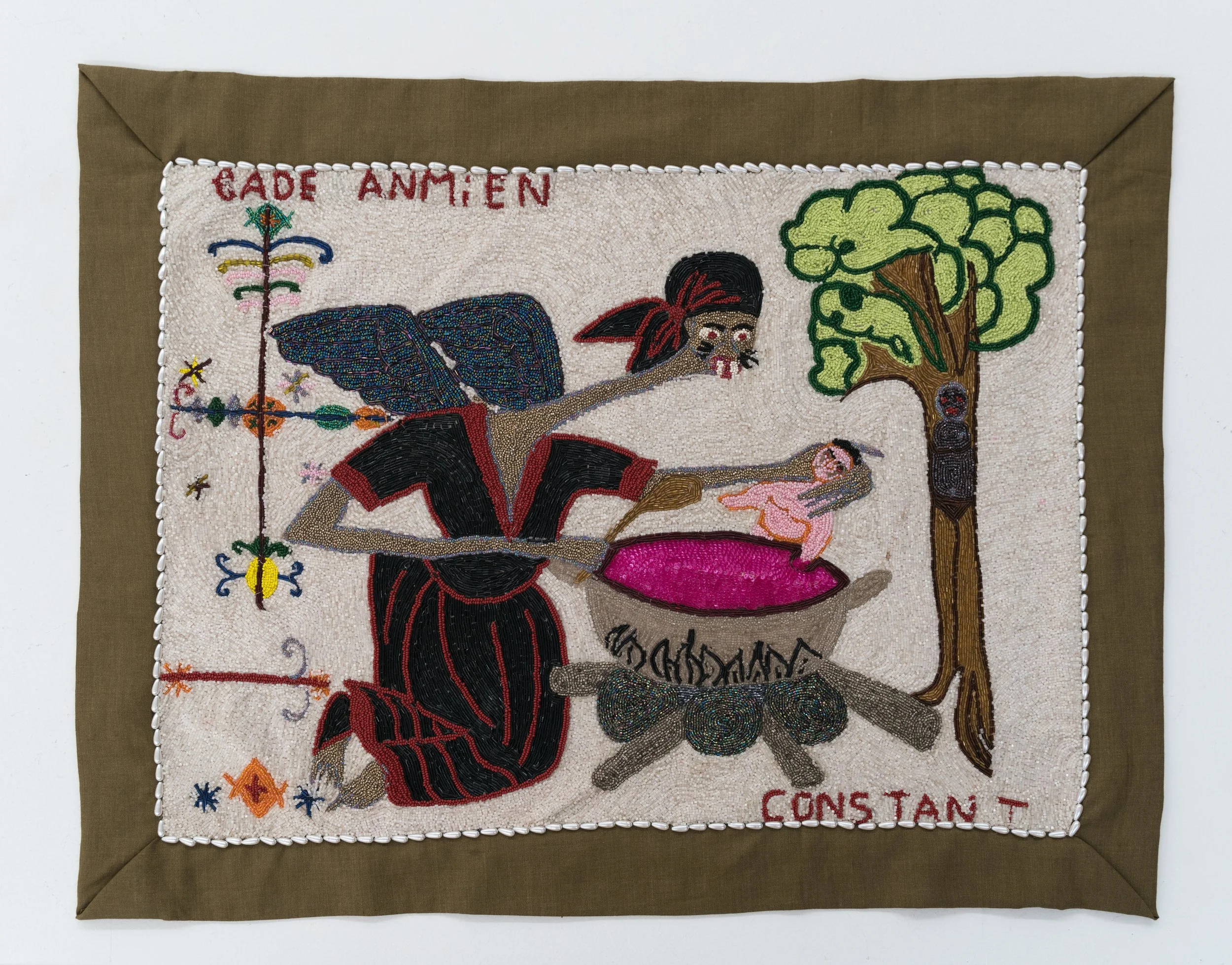 Myrlande Constant
Gade Anmien, 1997
25 1/2h x 33w in