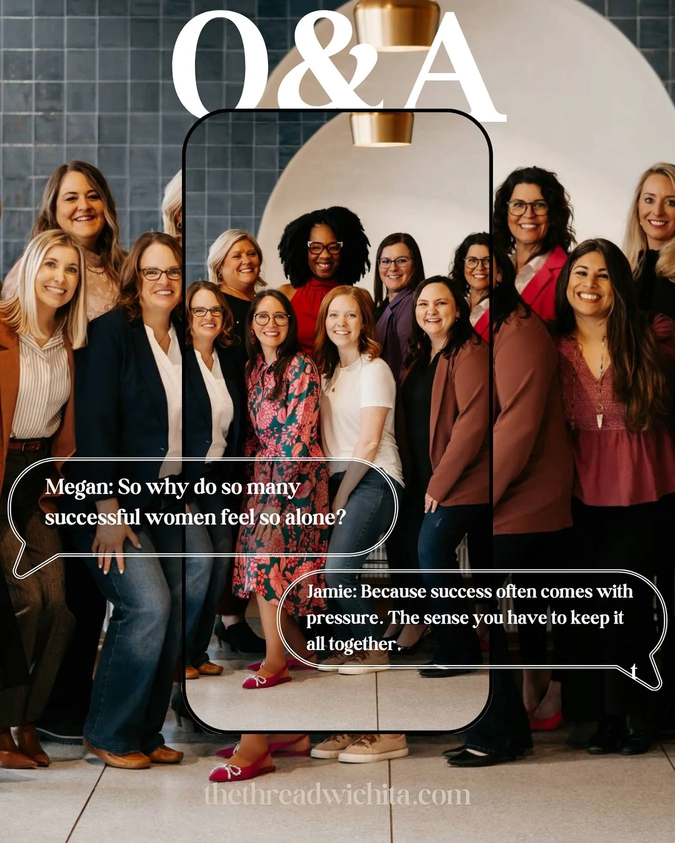 Let&rsquo;s talk about connection. The longest-running study on happiness from Harvard says this: Strong relationships = Strong well-being

So why do so many successful women feel so alone?
 Because success often comes with psilence. Pressure. The se