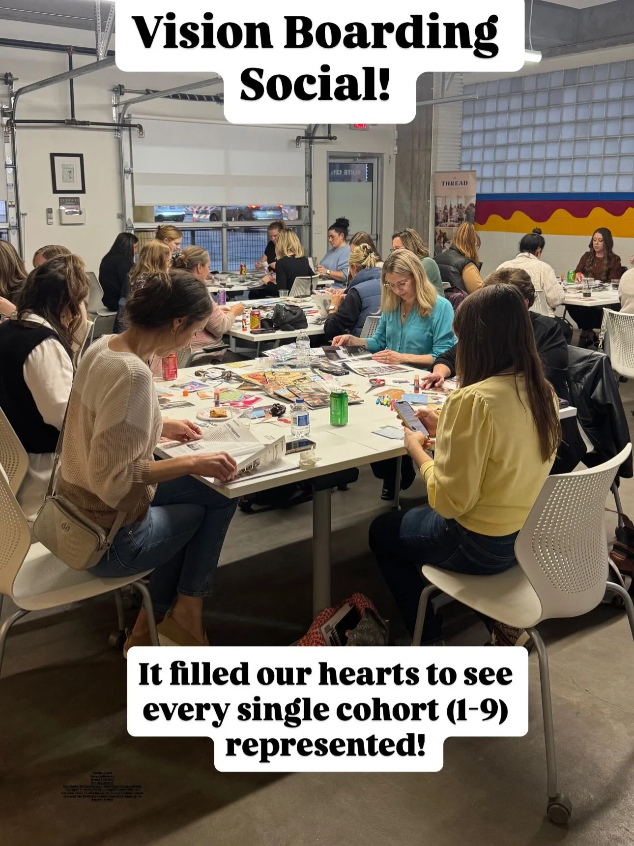 We have such a great year planned for our alum &amp; we kicked it off last week with our Thread Alum Vision Board Social! Scroll to read about the research behind the tool. 🧐