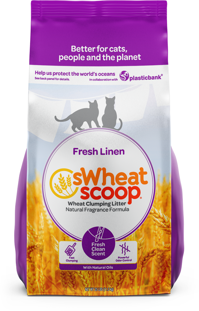 Fresh Linen AllNatural 100 Wheat Cat Litter — sWheat Scoop