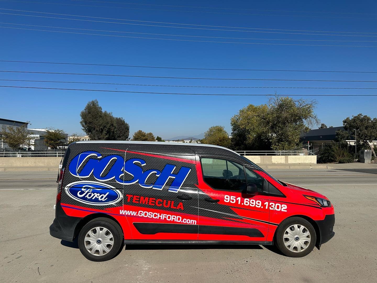 @goschautogroup wanted a new look so we gave them one! #fleetwrap #ford