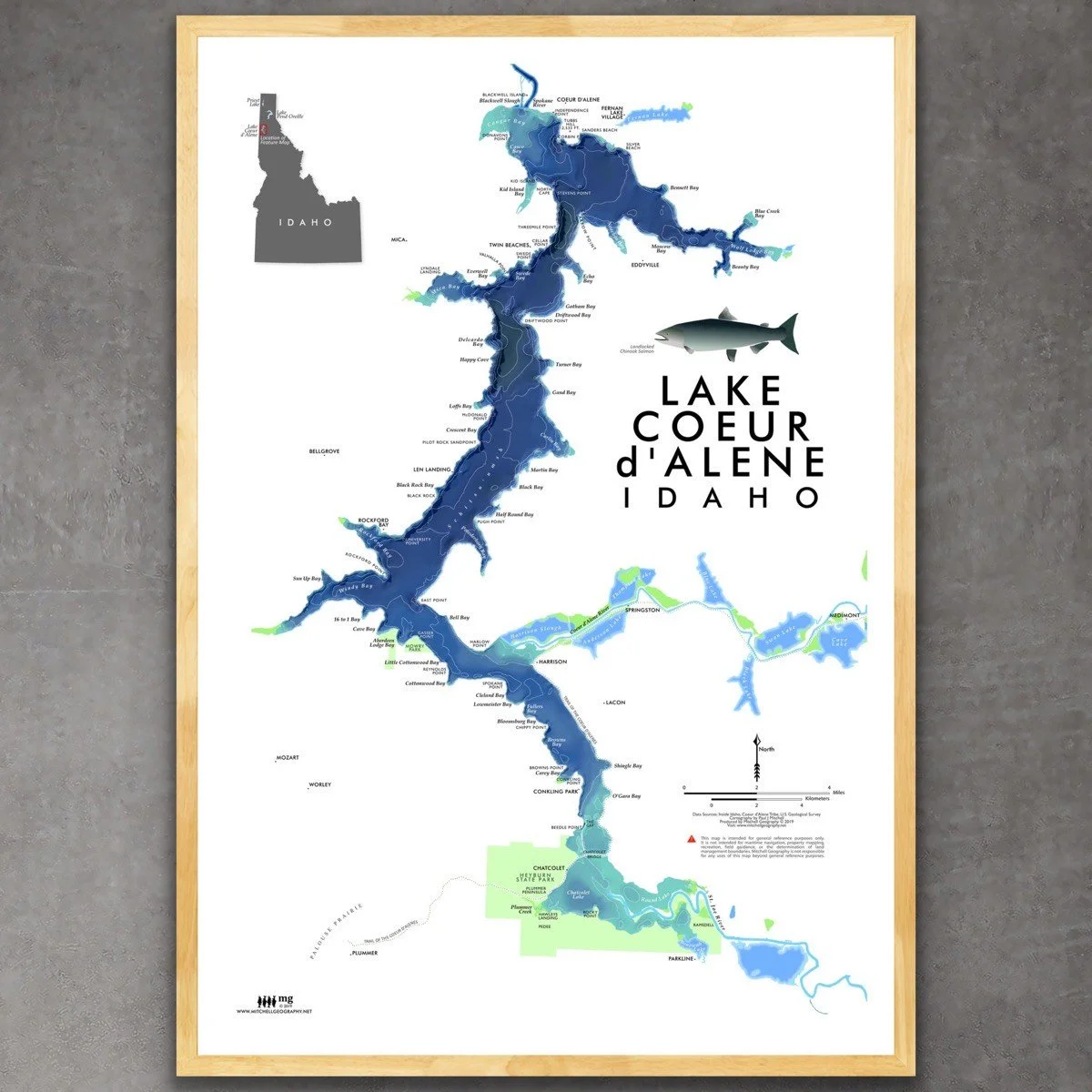 Idaho Rivers Map — Mitchell Geography