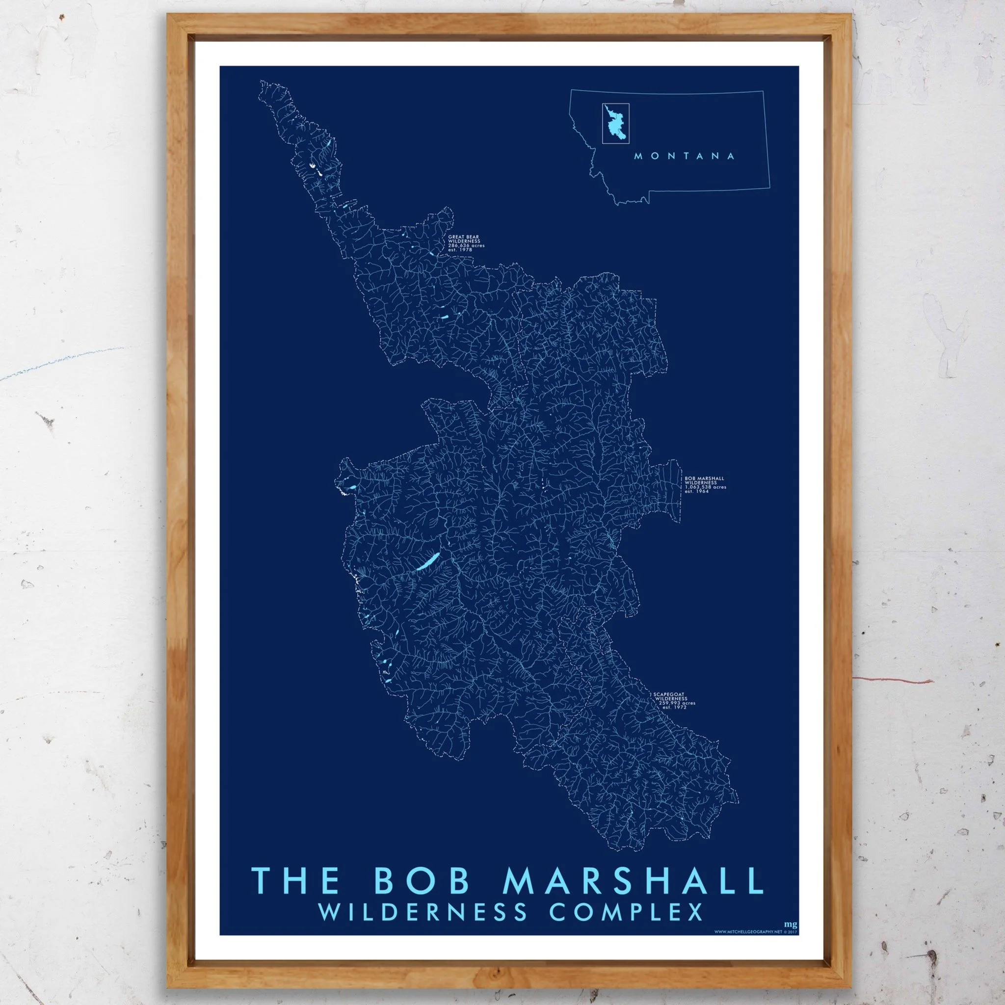 Bob Marshall Wilderness Map