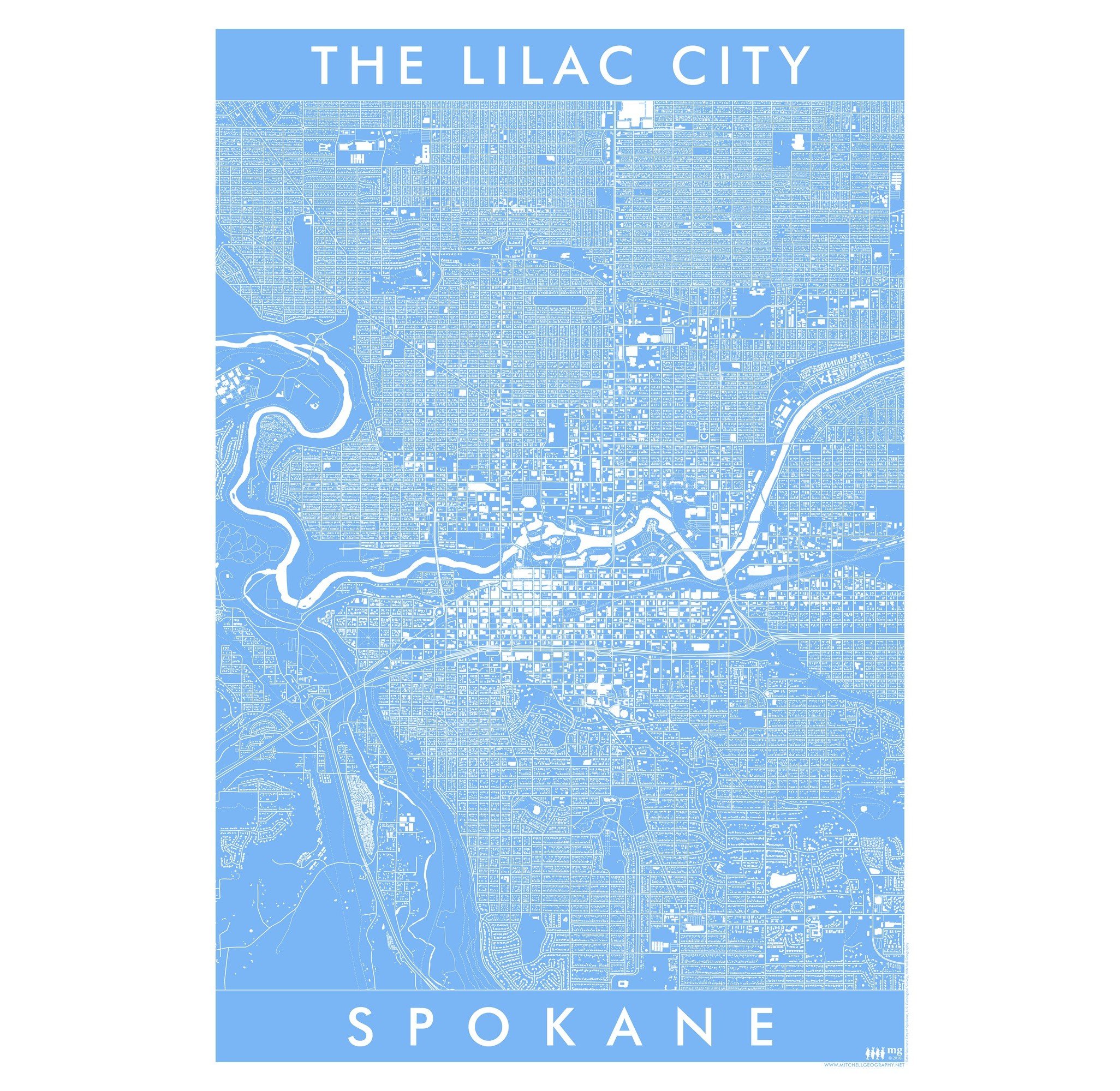 Spokane Washington Map