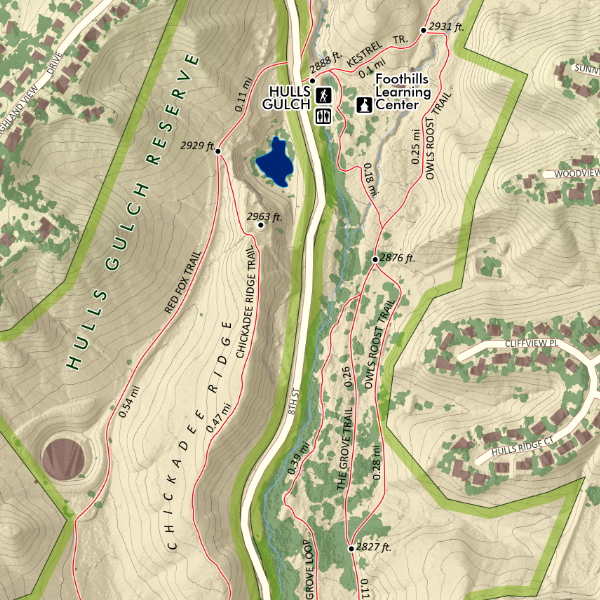 Camel's Back Hulls Gulch Boise Idaho Map