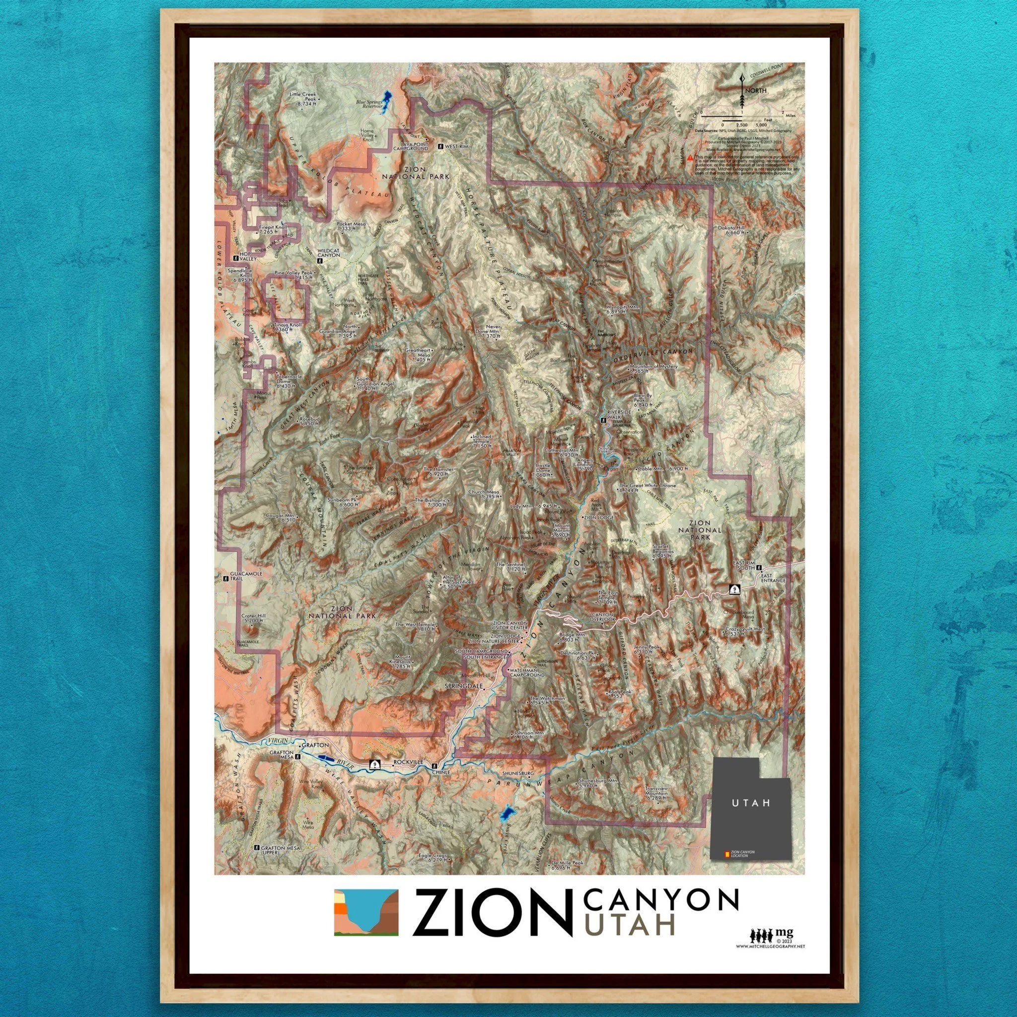 Zion Canyon, Zion National Park, Utah