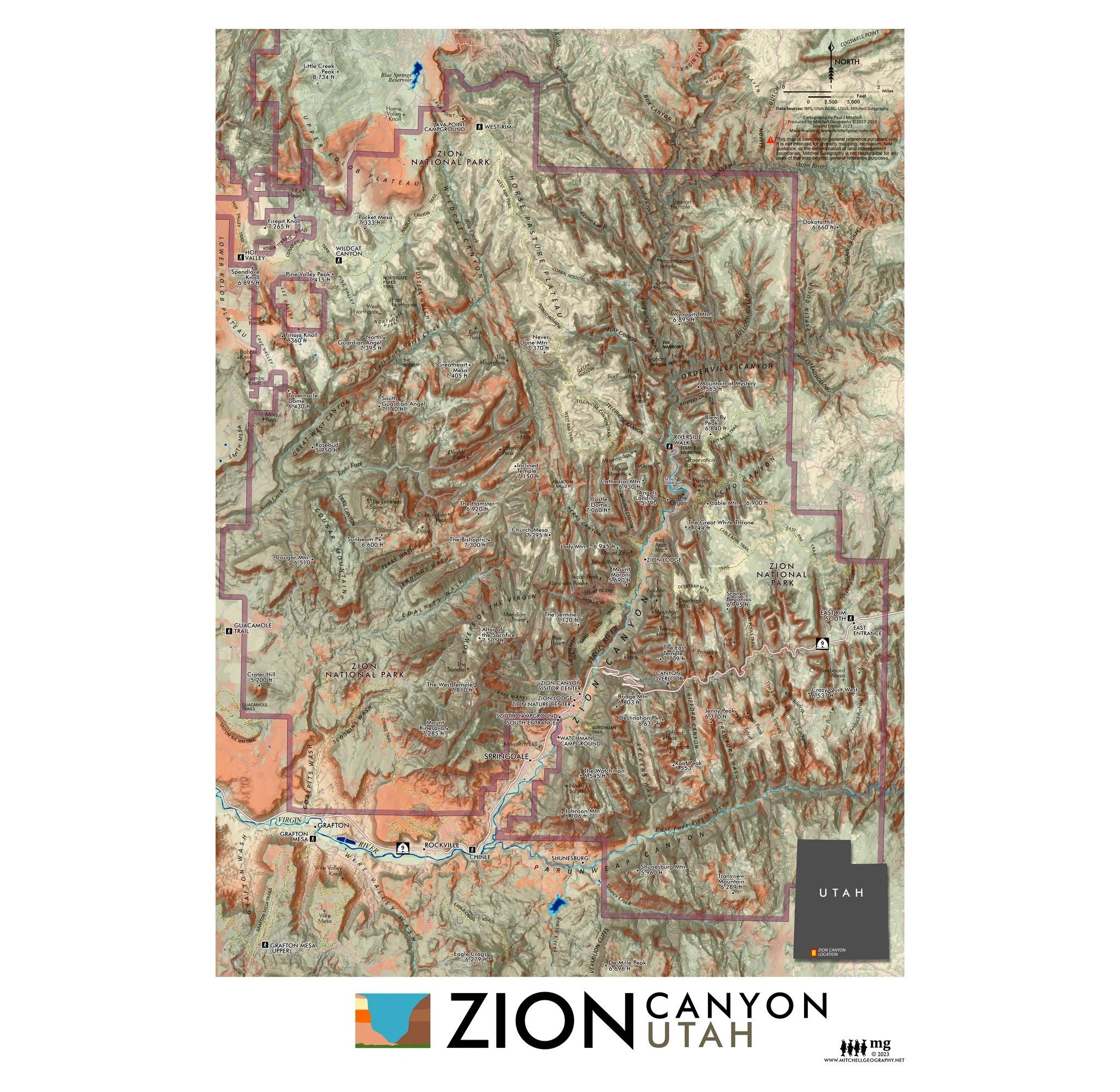 Zion Canyon, Zion National Park, Utah