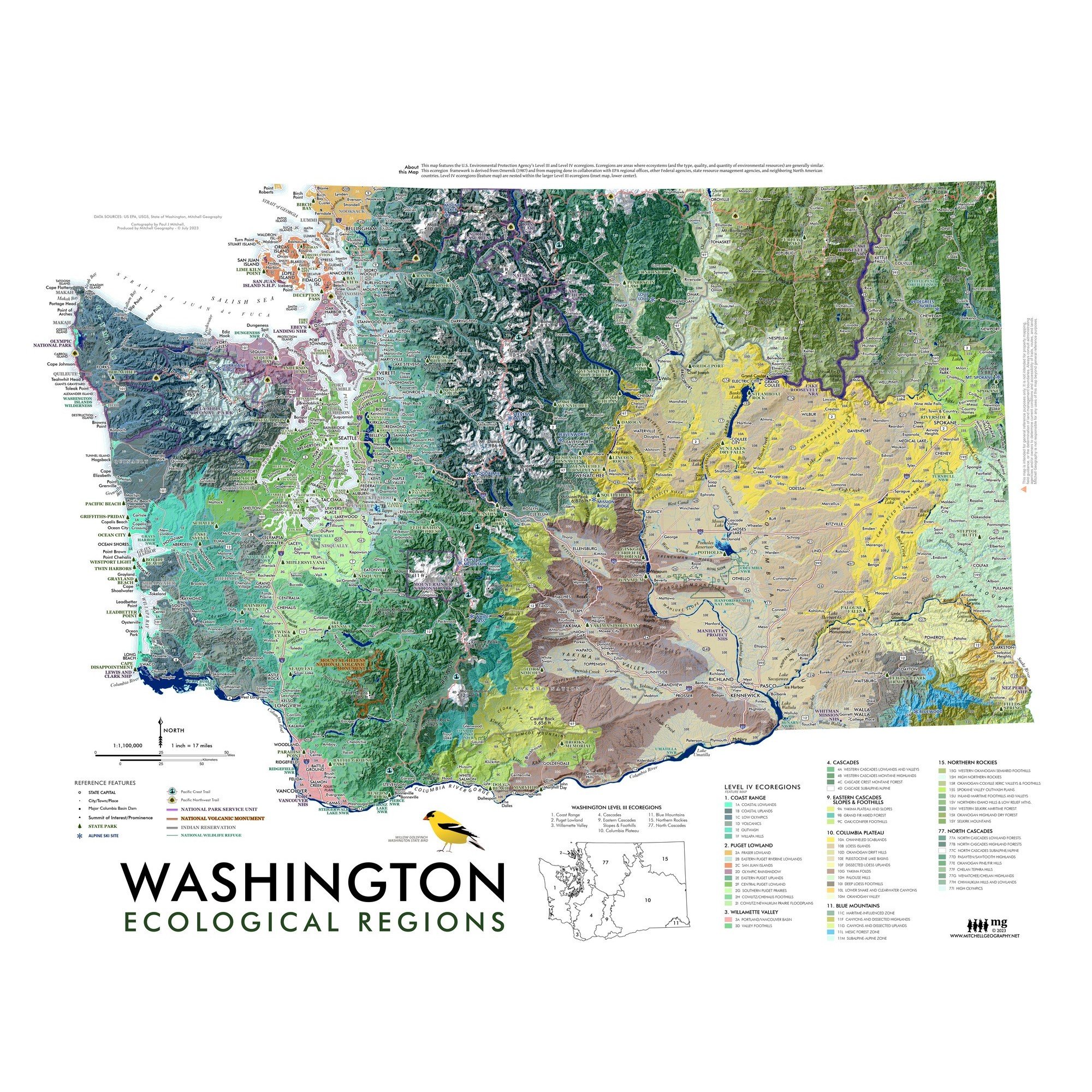 Washington State Map Jigsaw Puzzle