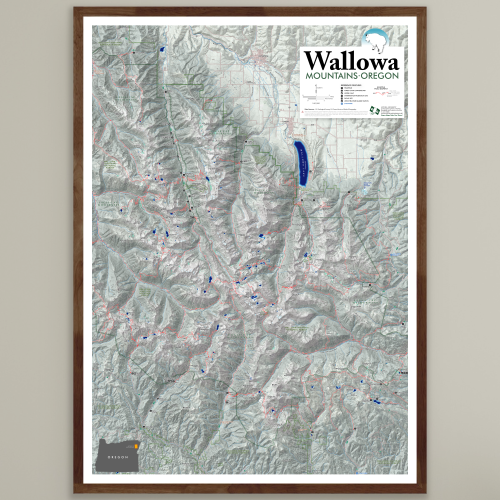 Wallowa Mountains Oregon (28 in x 20 in)