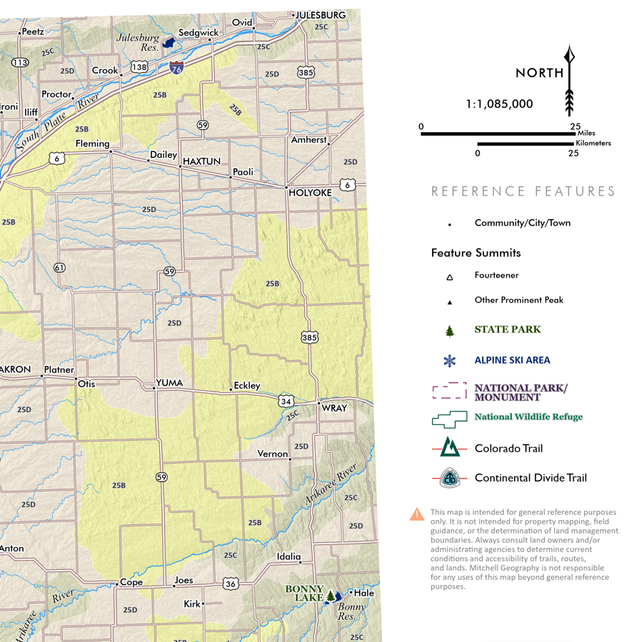 Colorado Ecological Regions Map