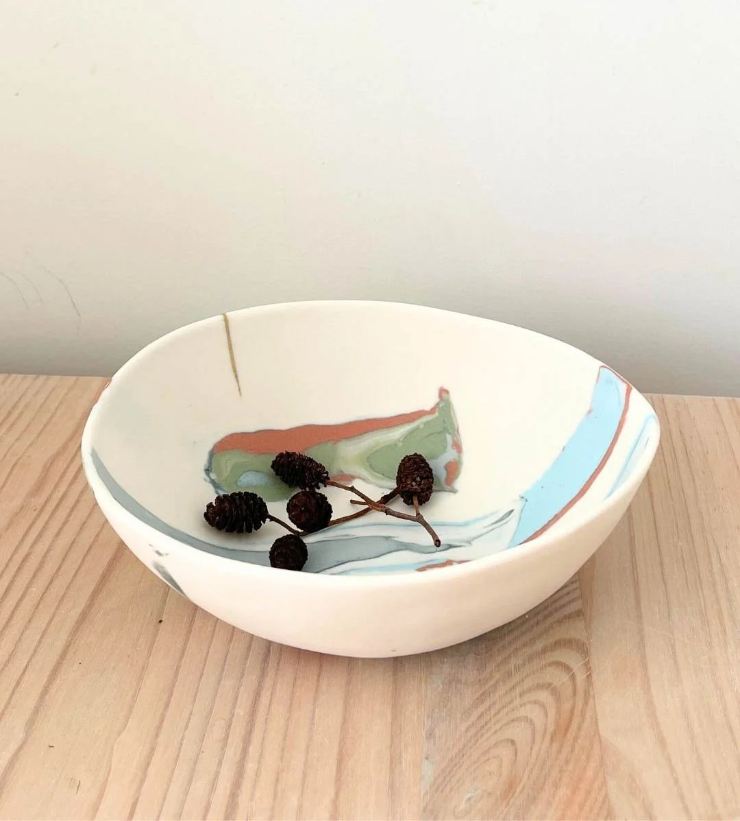 Multi-colour Nerikomi Bowl