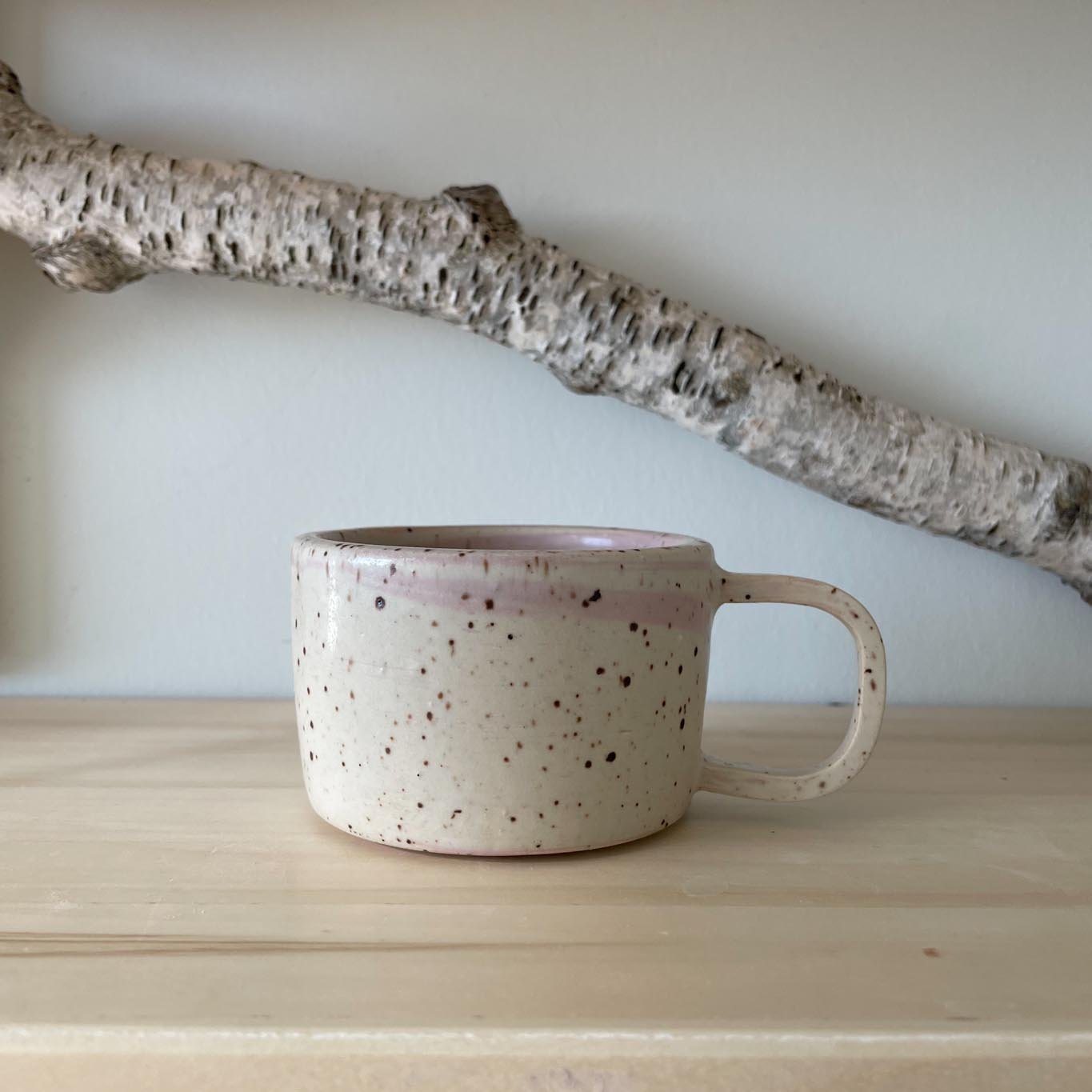 Pink Marbled Espresso Cup