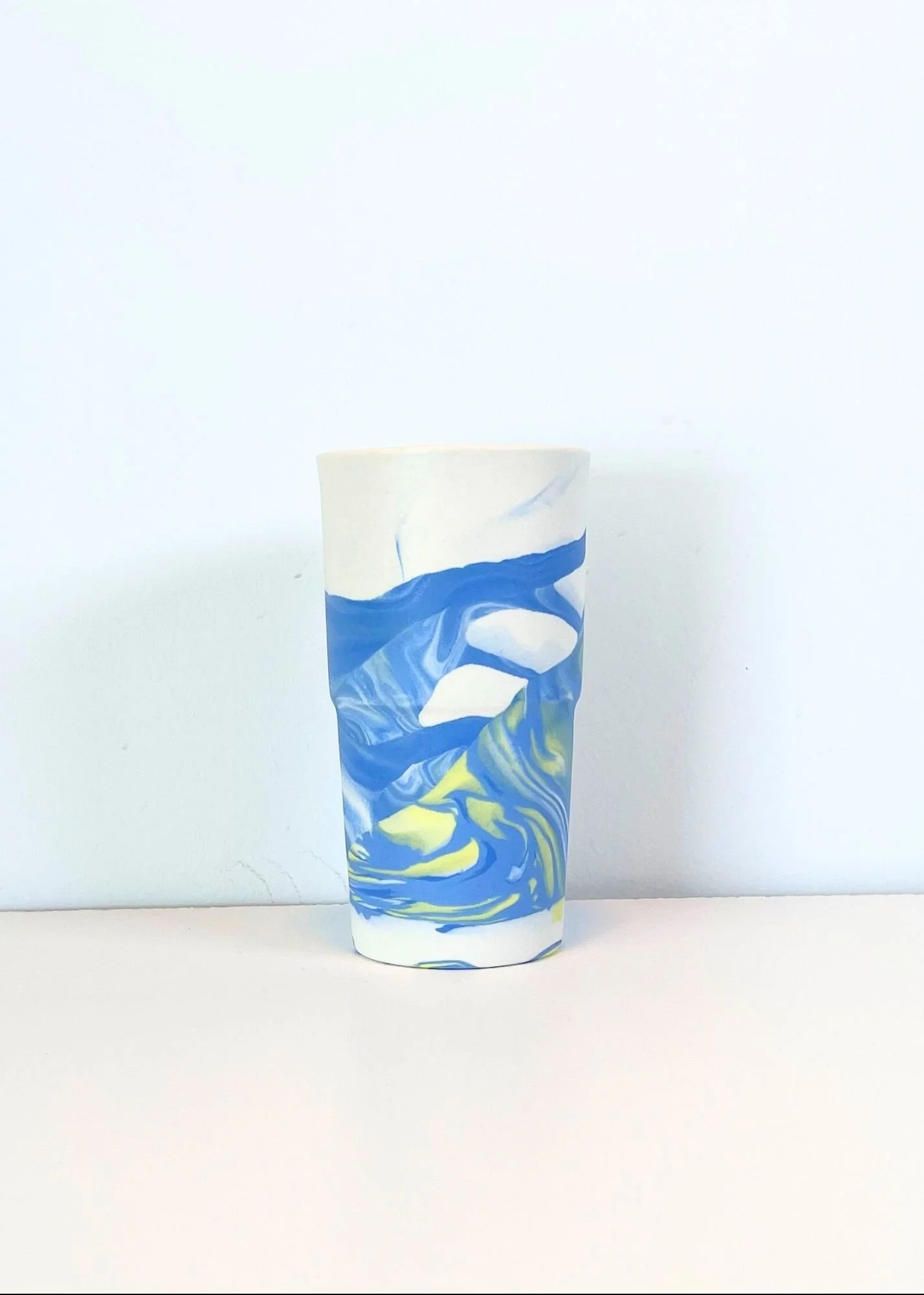 Zip Cup - Delphinium/Yellow