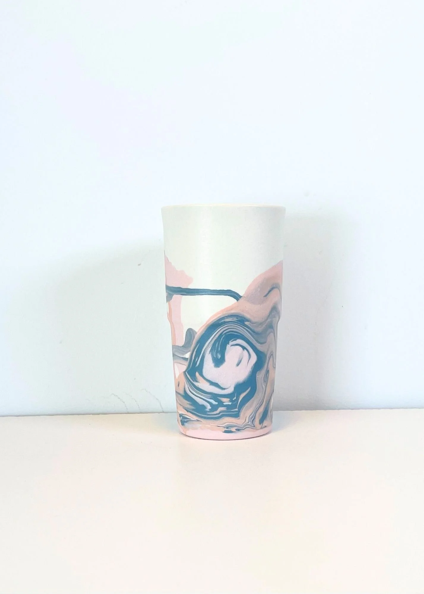 Zip Cup - Peacock/Pink