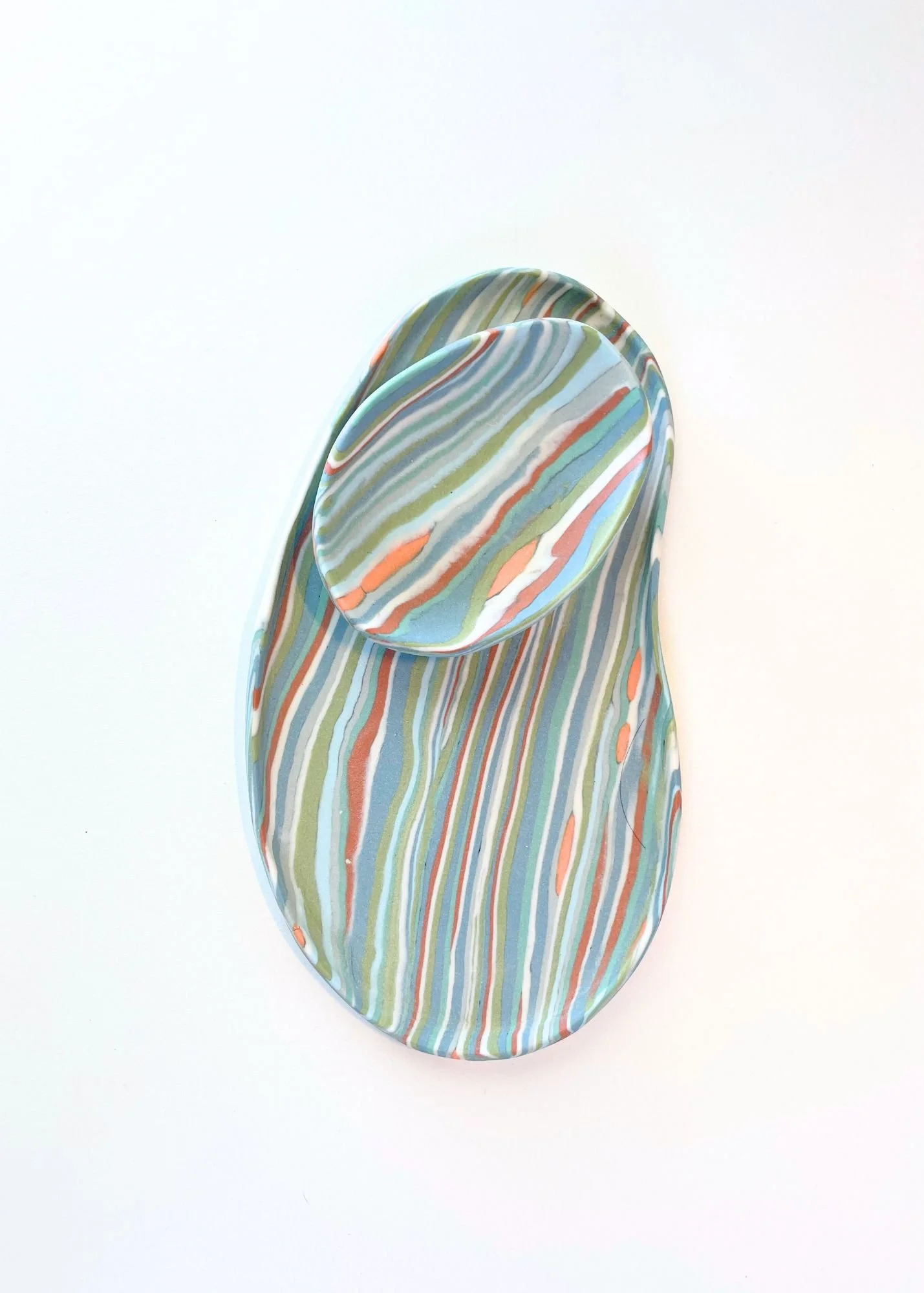 Multi-colour Nerikomi Serving set