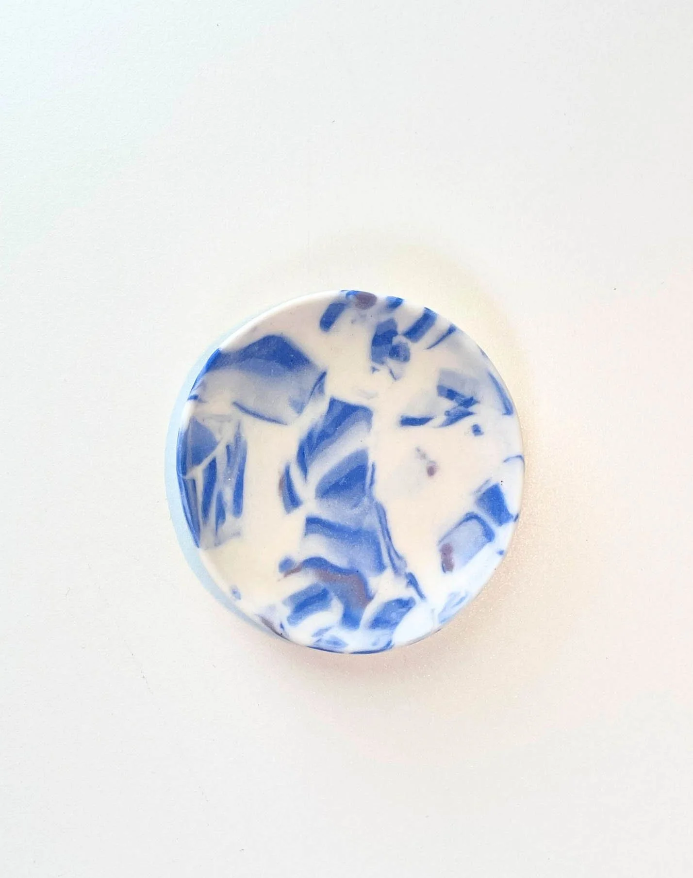 Blue & White Nerikomi Keeper - Small