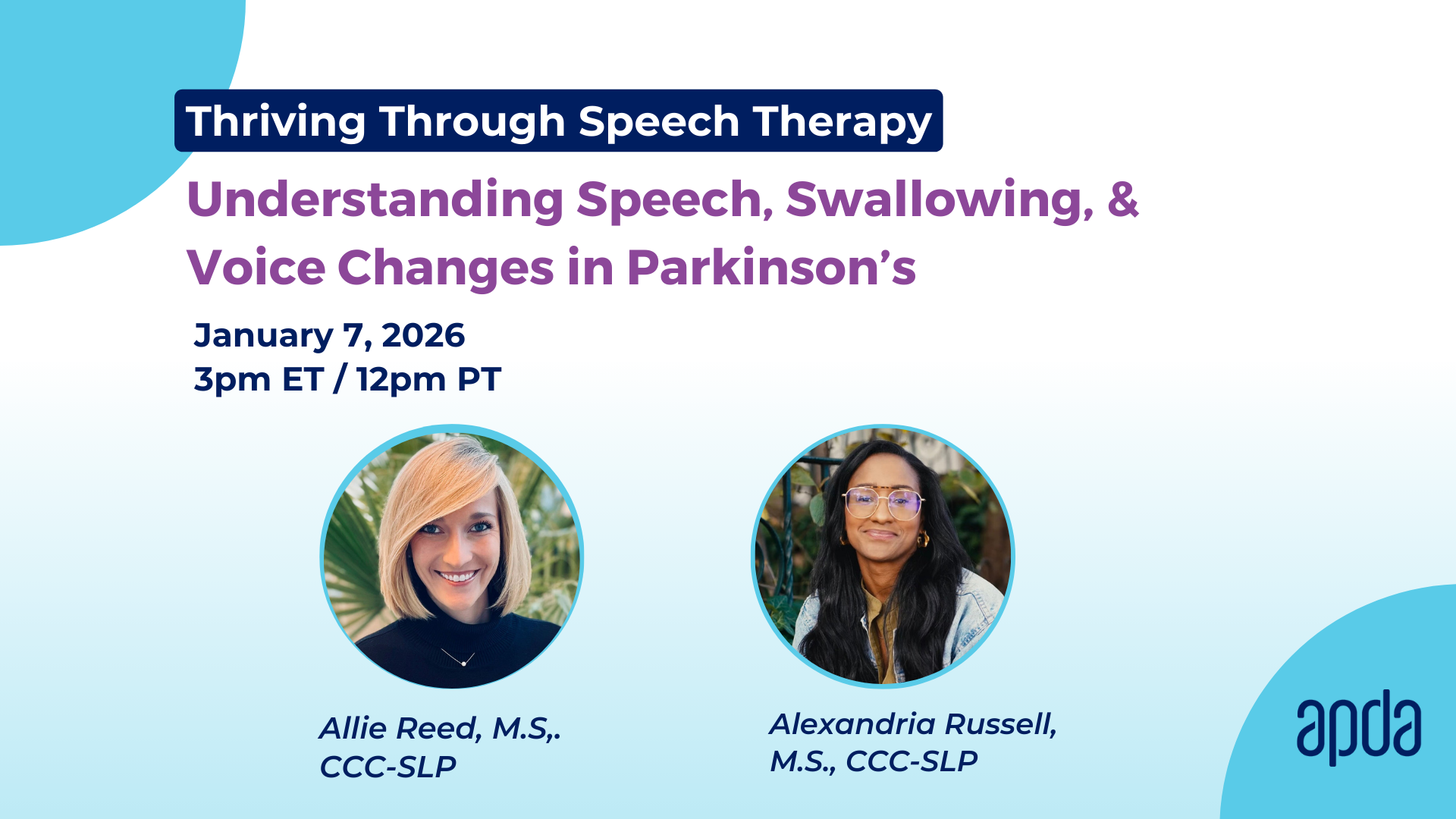 Understanding Speech, Swallowing, and Voice Changes in Parkinson's