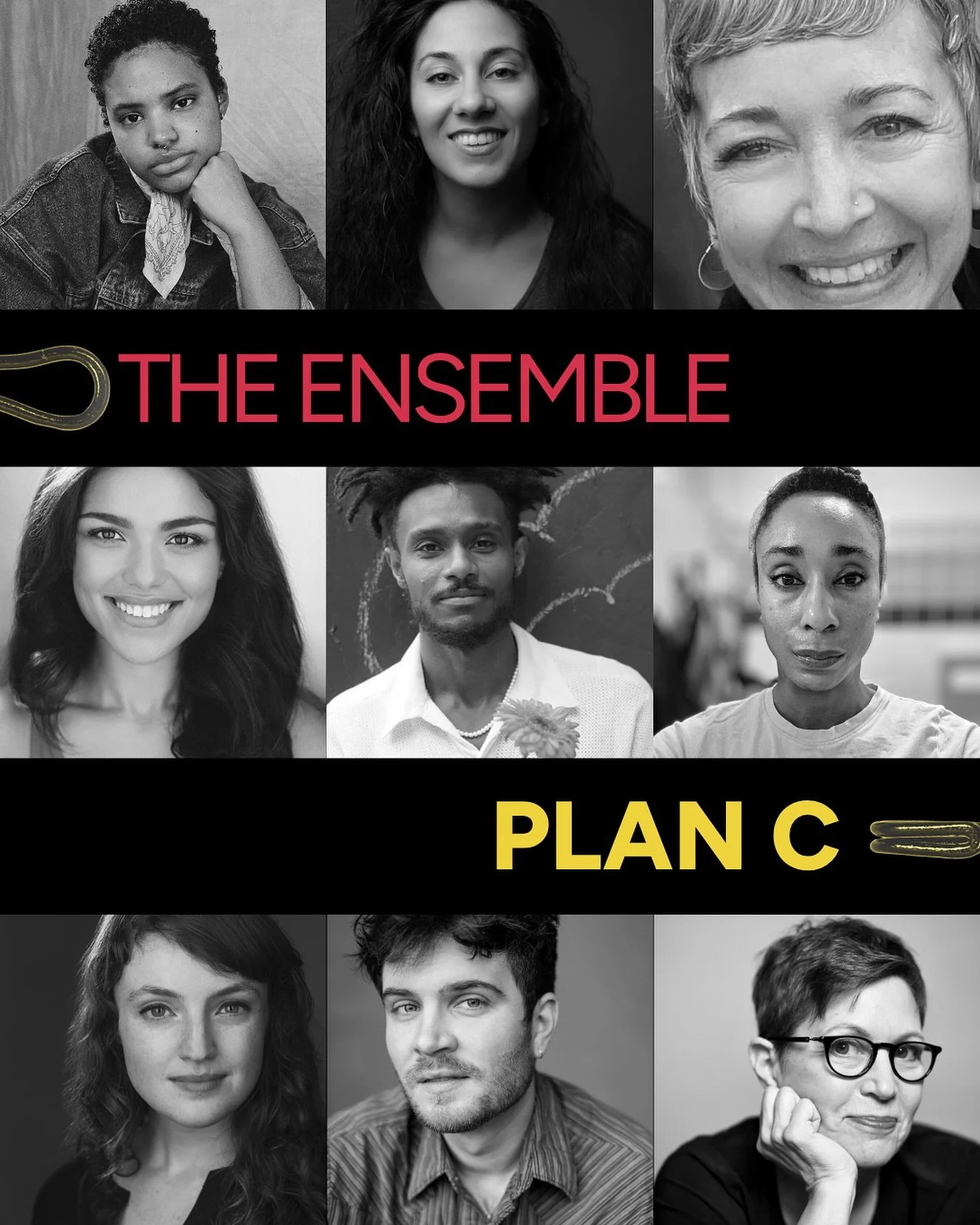 Nine artists. One ensemble. Infinite mischief.
Every voice you see here is a co-author of PLAN C.
When you give, you fund their time, their artistry, their collective courage.
Support the ensemble &rarr; link in bio

ENSEMBLE
* Parnia Ayari
* Elizabe