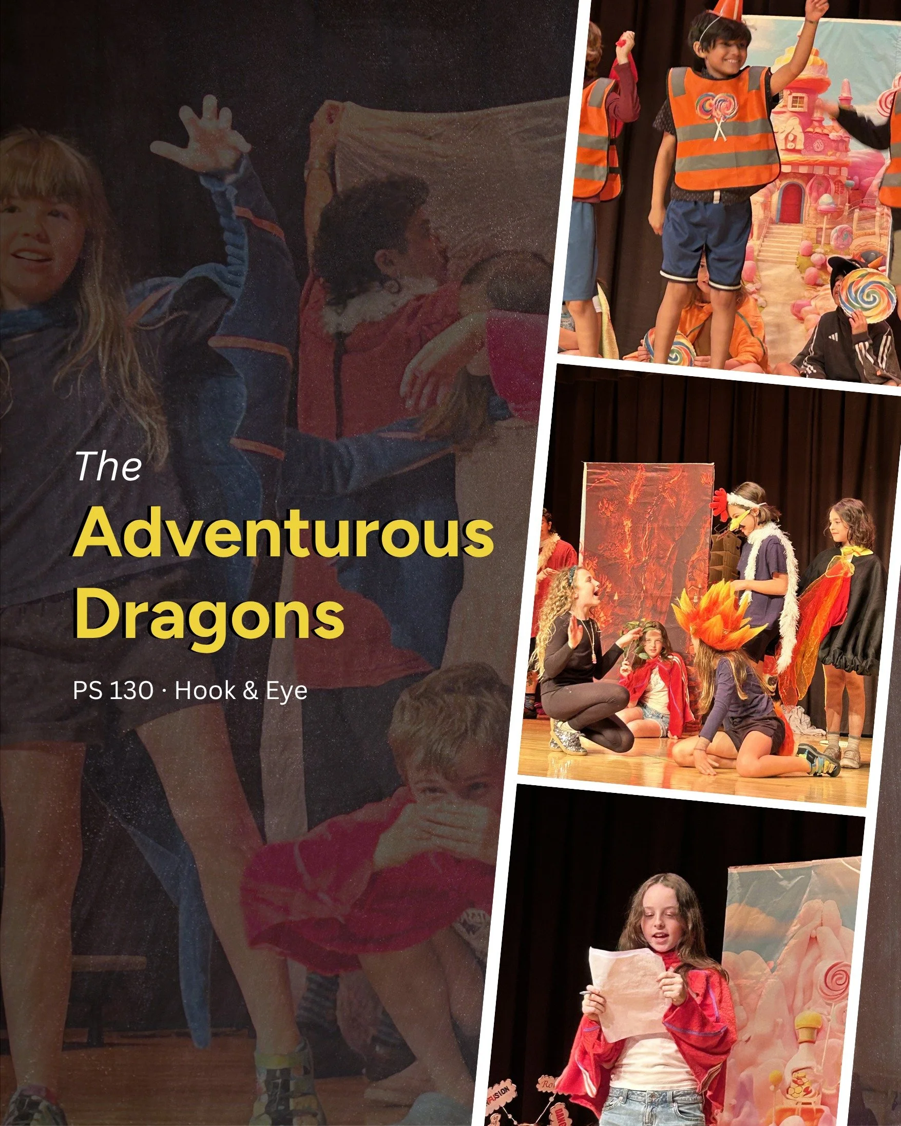PS130 is back with another creation: The Adventurous Dragons

Thanks to our teaching artists, @meghan_autumn9 and @melismithme and to @ps130pta.
