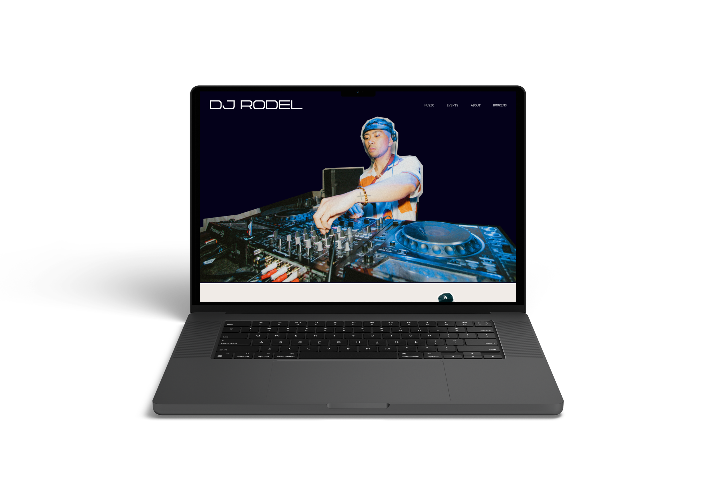 DJ Website Template + Service