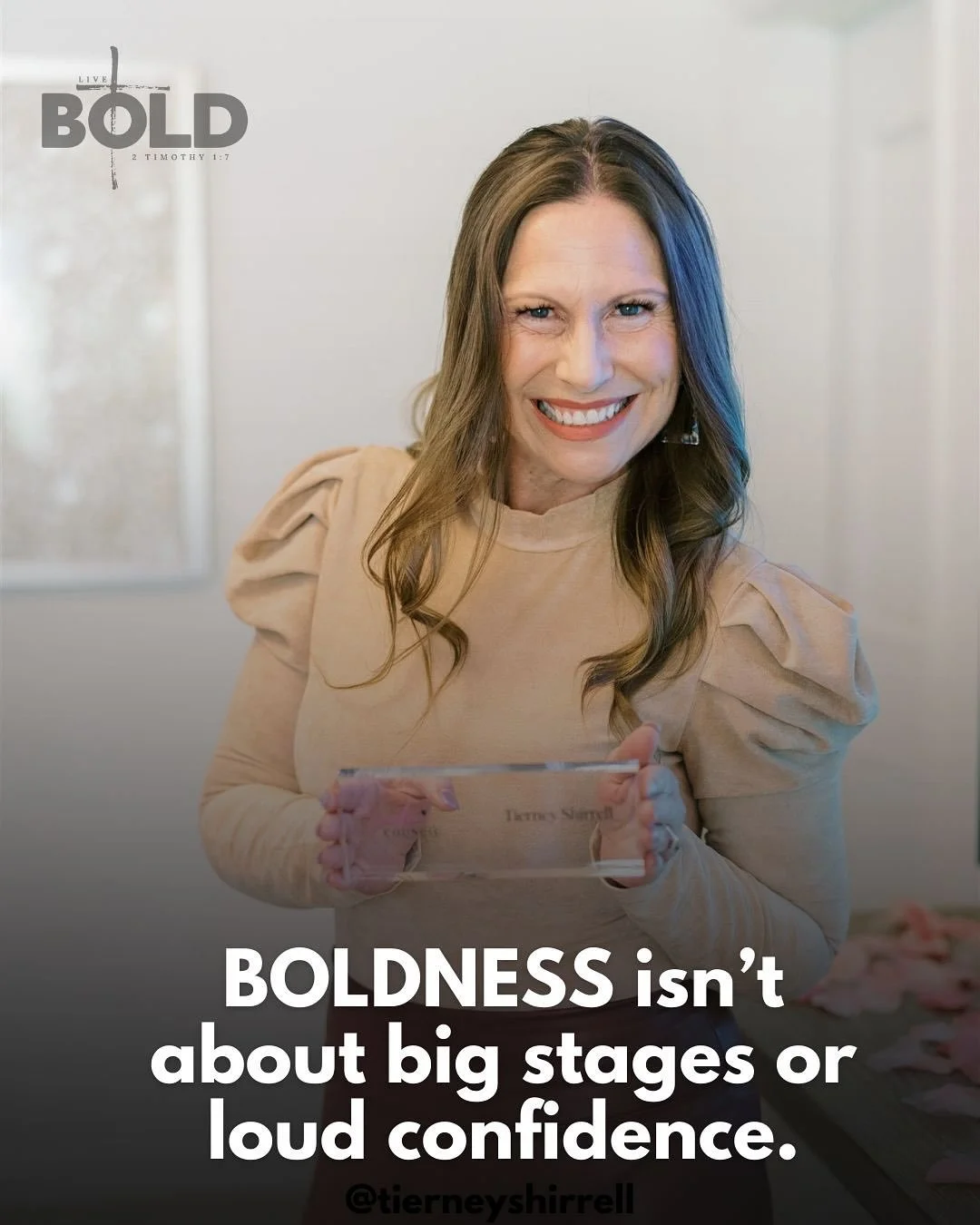 Boldness isn&rsquo;t always about big stages or loud confidence.

Sometimes it&rsquo;s just quiet consistency.
👉 Showing up for your family when you&rsquo;re exhausted.
👉 Making the right choice when no one&rsquo;s watching.
👉 Choosing healing ins