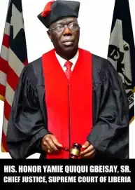 Honor Yamie Quiqui Gbeisay, Sr.