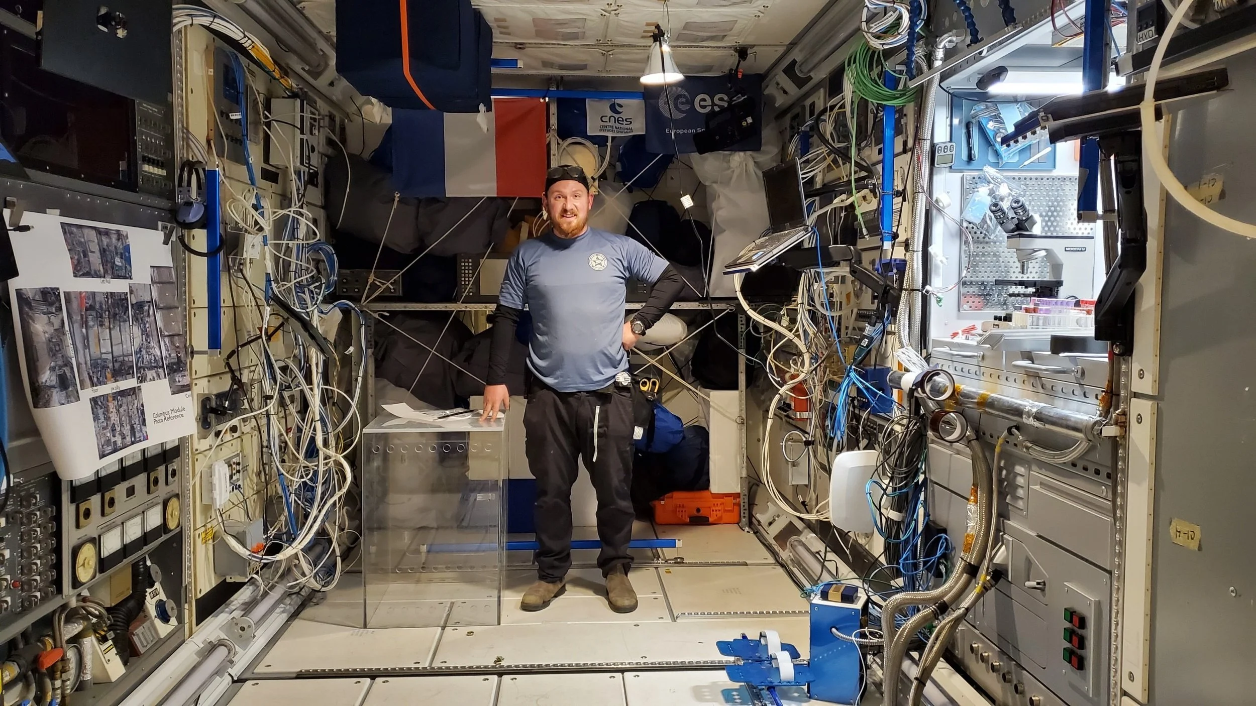 "COLUMBUS MODULE" ISS FILM SET