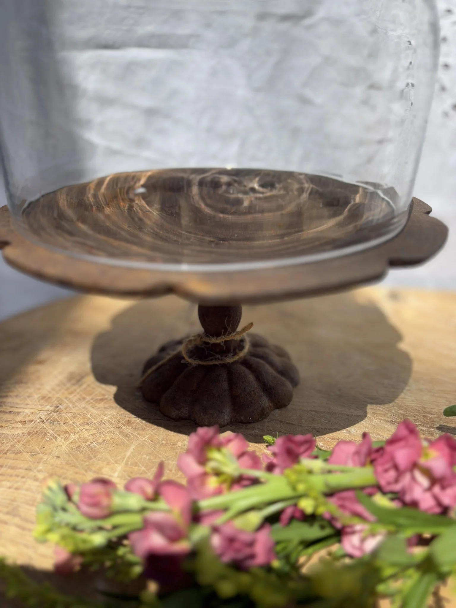 Antique Cast Iron Pedestal