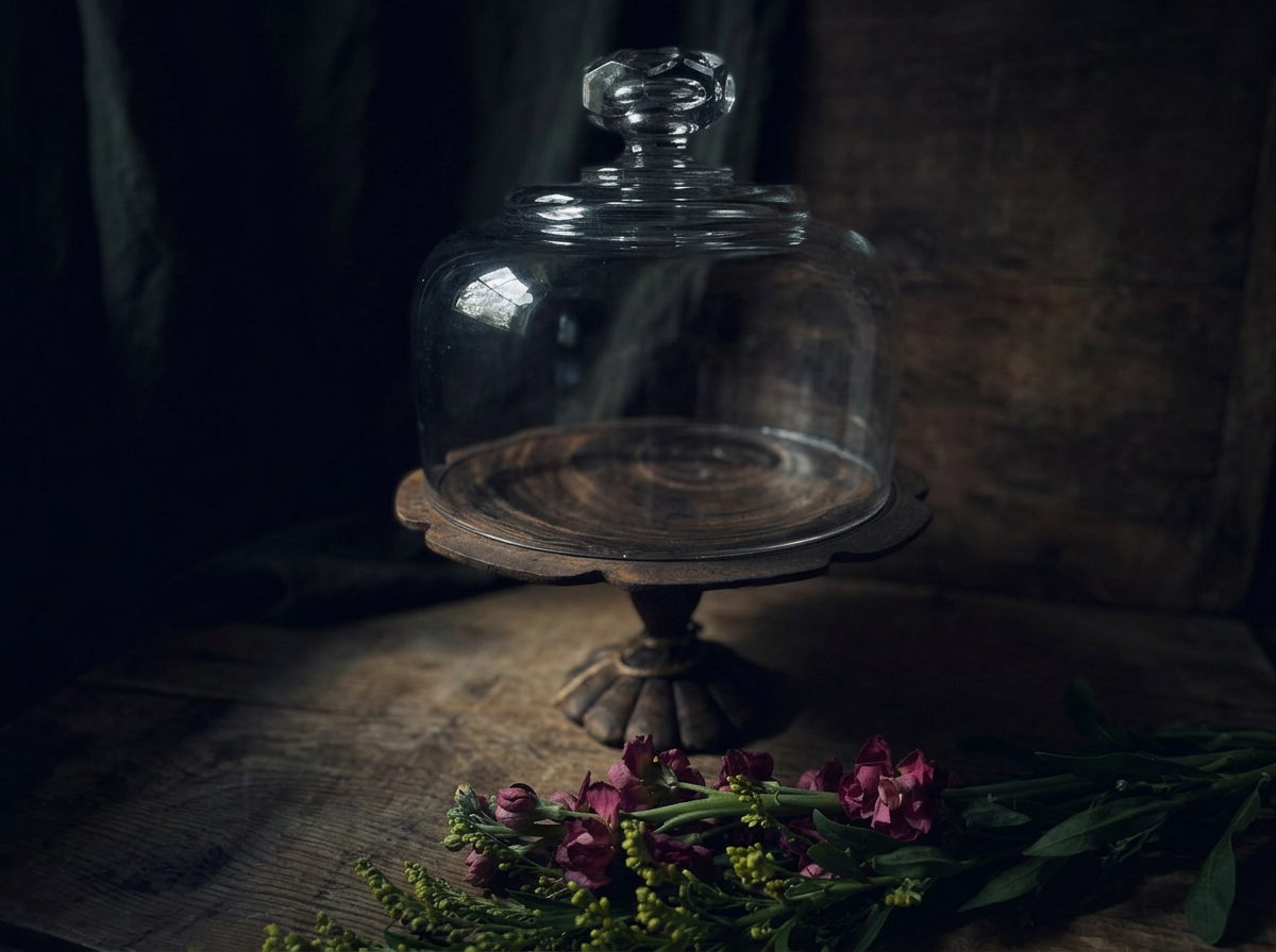 Antique French Butter Bell/Apothecary Cloche