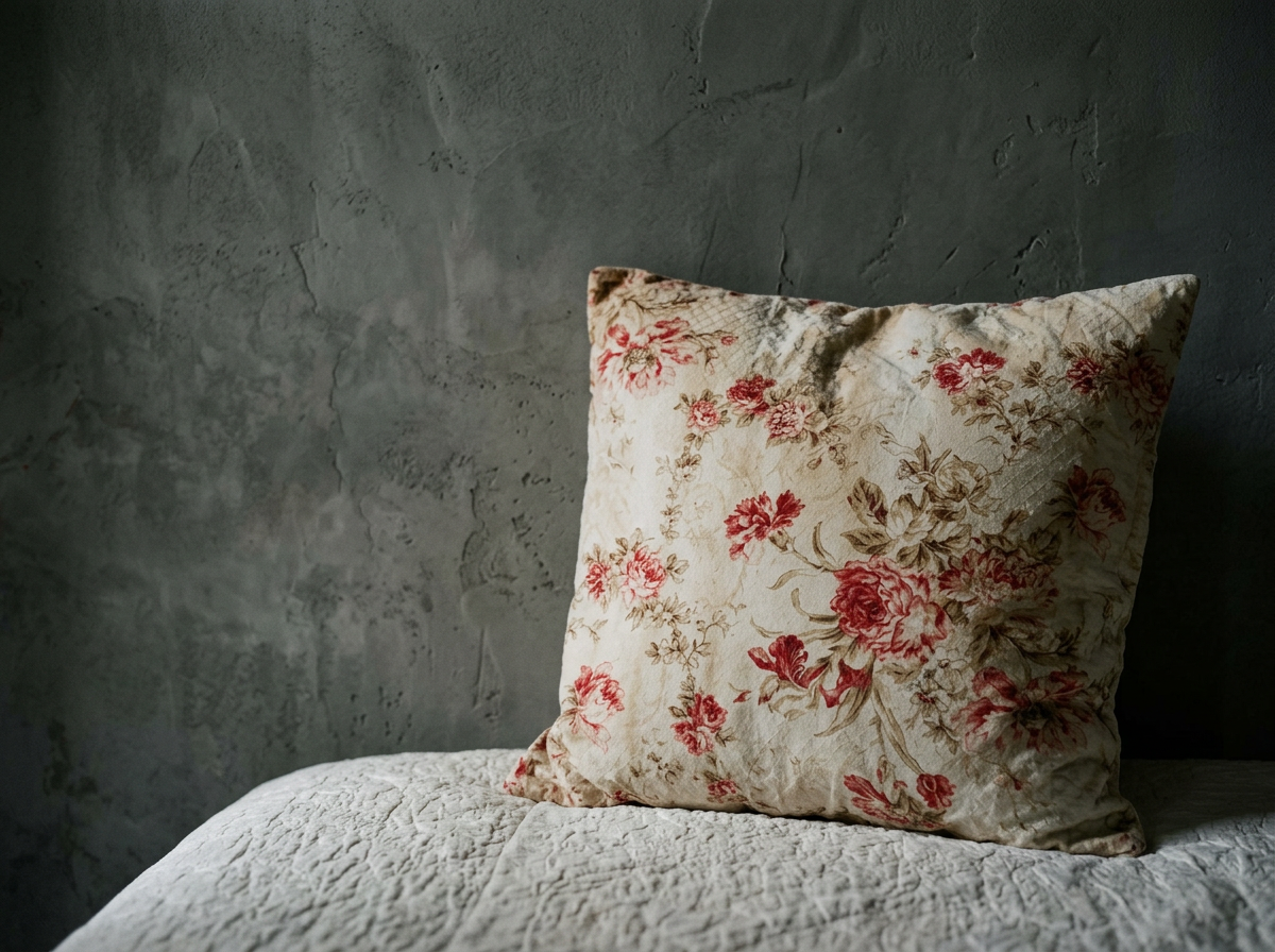 Antique French Floral Pillow - (2 sizes)